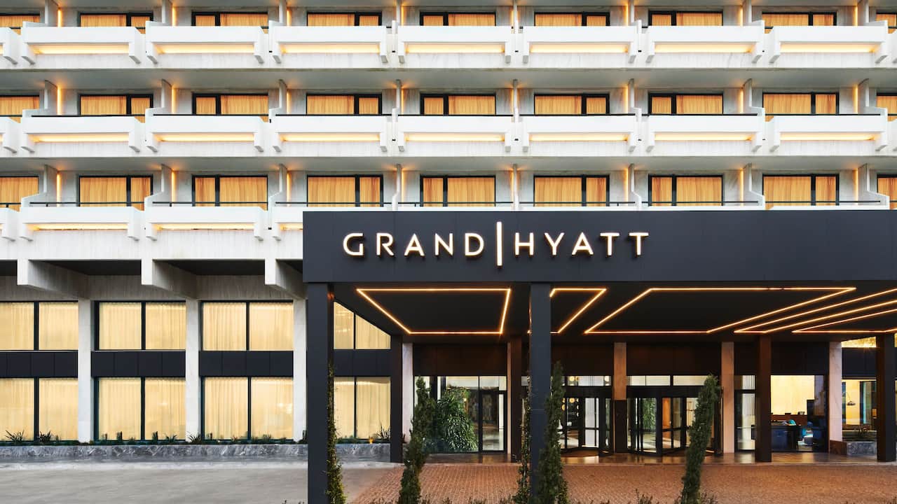 Hotel Exterior at Grand Hyatt Athens
