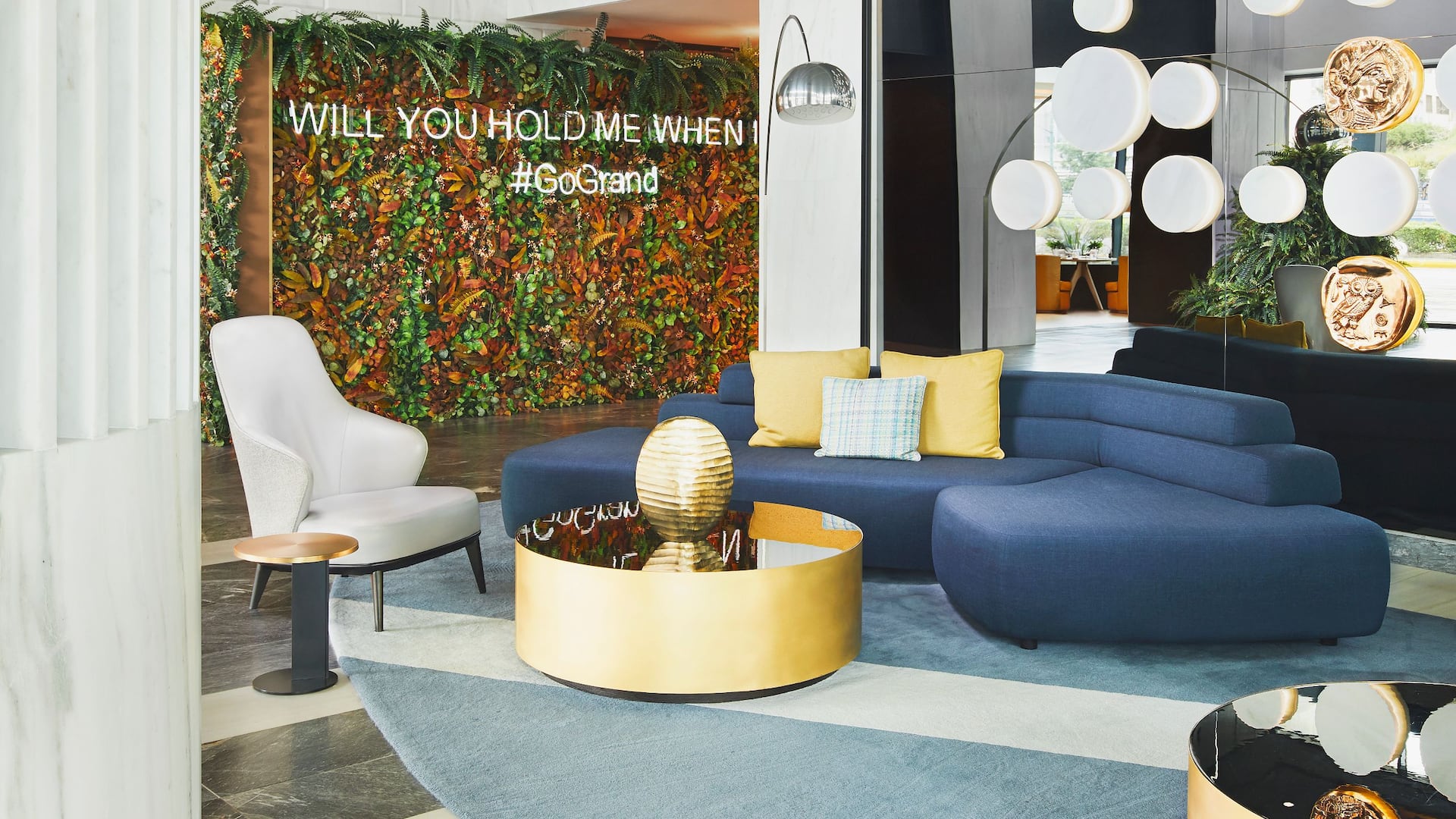 Grand Hyatt Athens Lobby Area