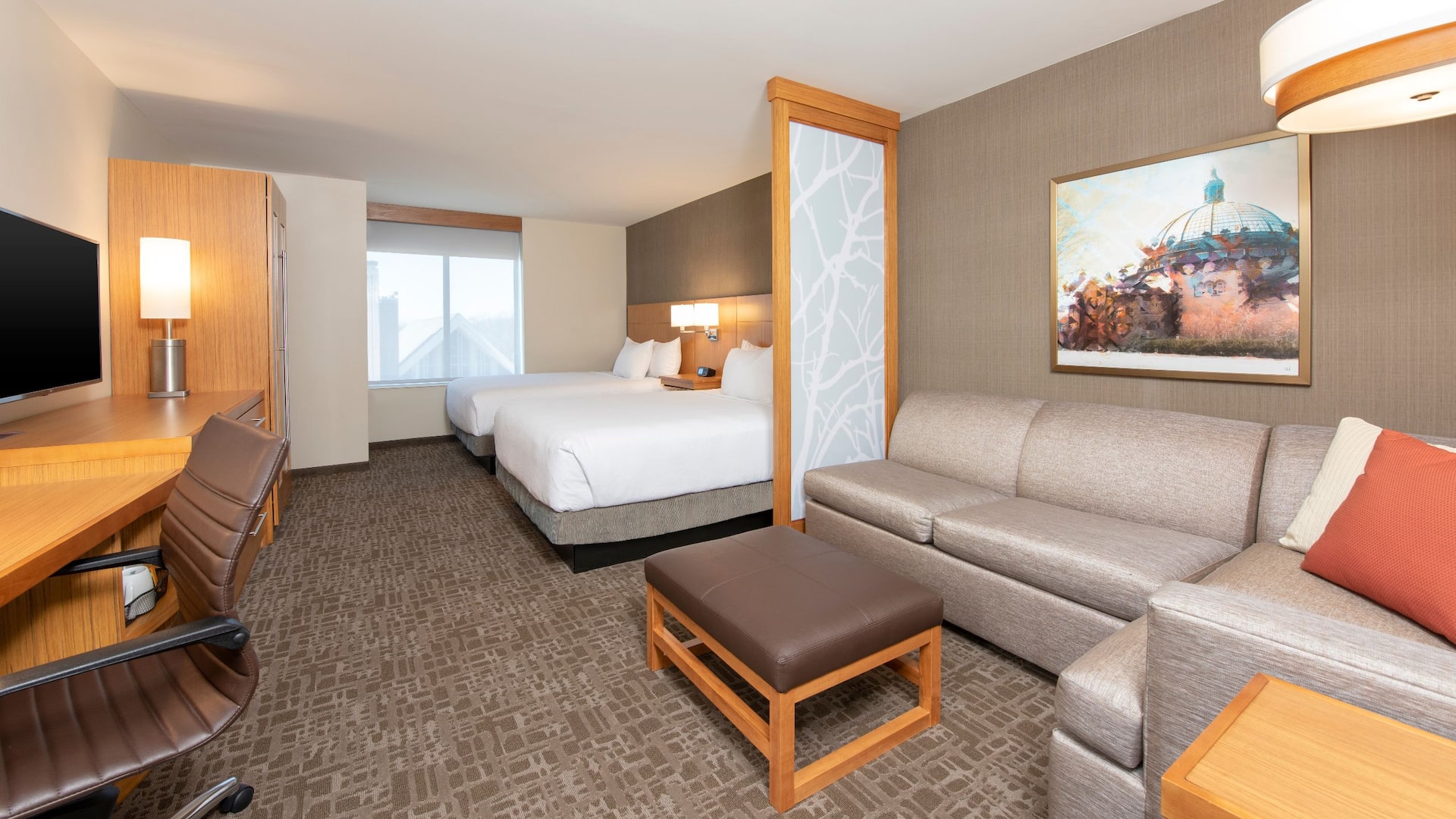 Hyatt Place Detroit / Royal Oak Two Queens Guestroom