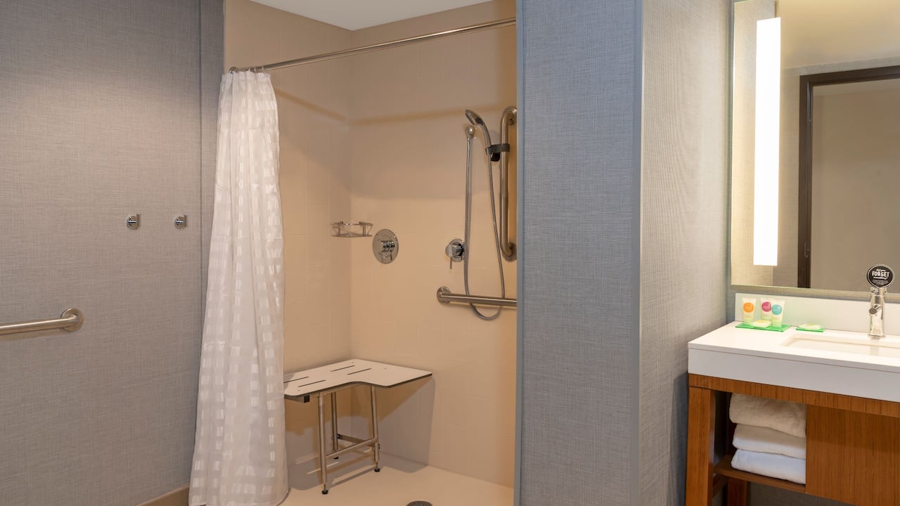Accessible Guestroom Bathroom with Shower