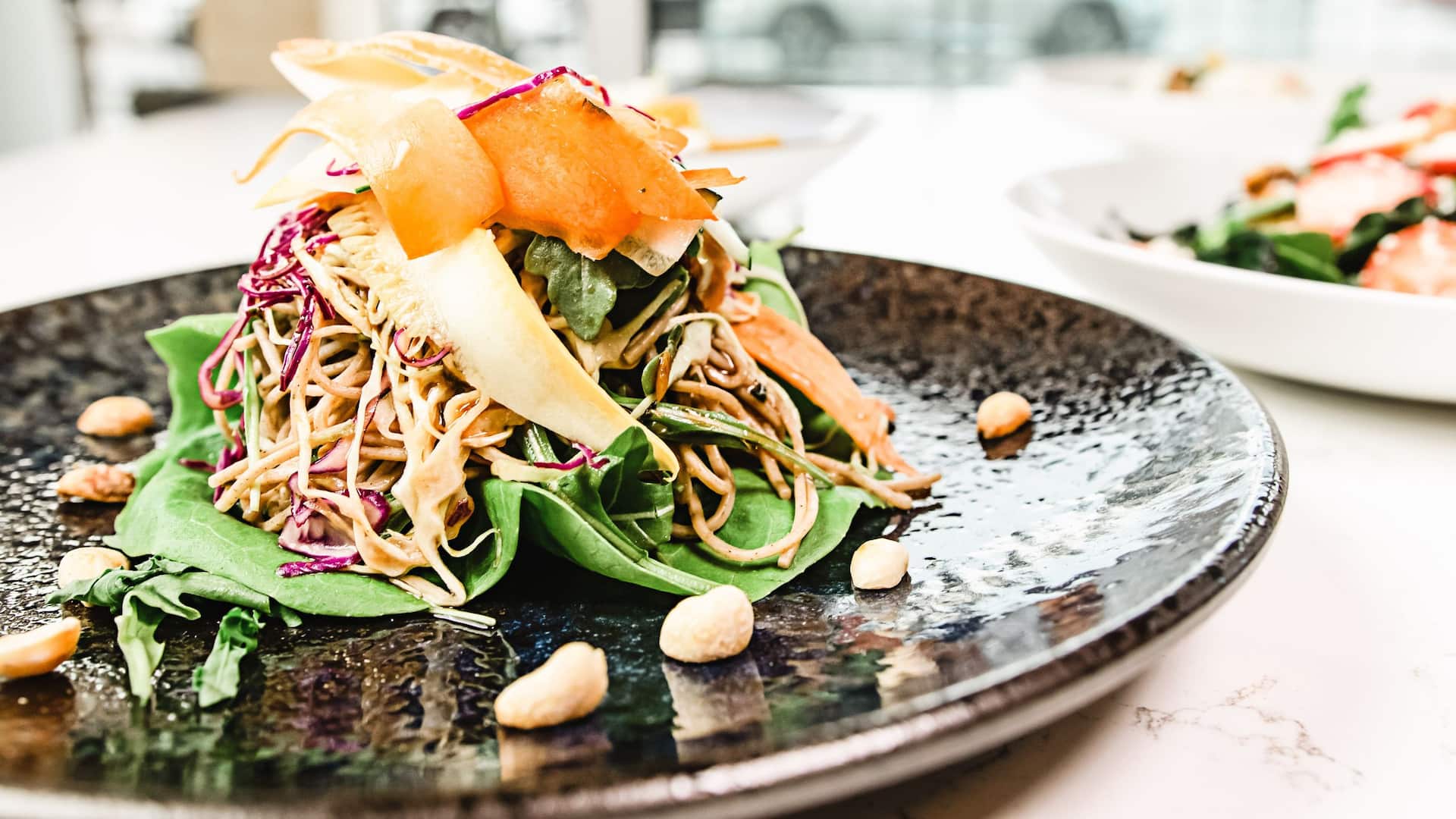 Hyatt Regency Valencia Restaurant Asian Salad