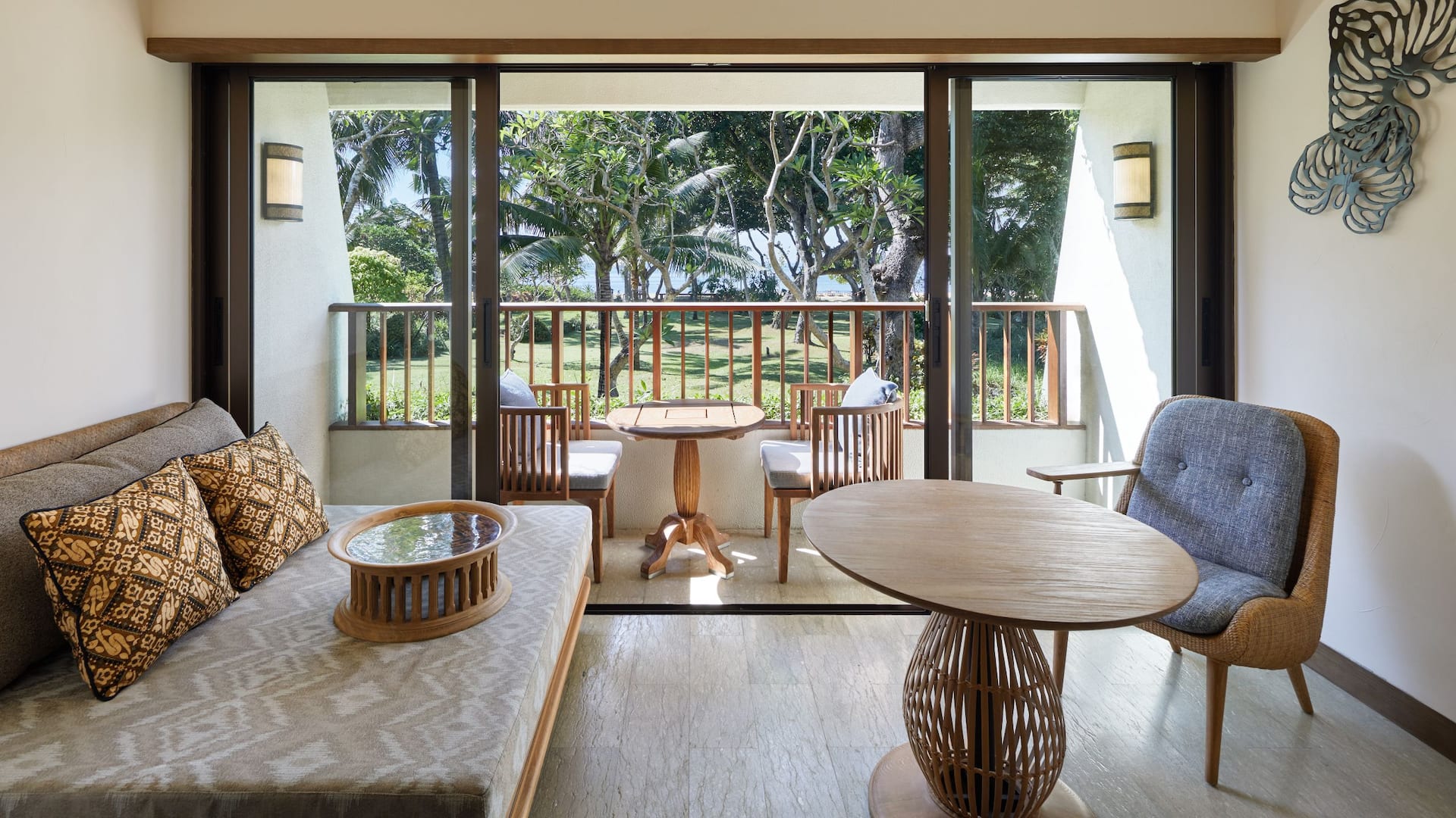 Hyatt Regency Bali Deluxe King Guestroom Living Area