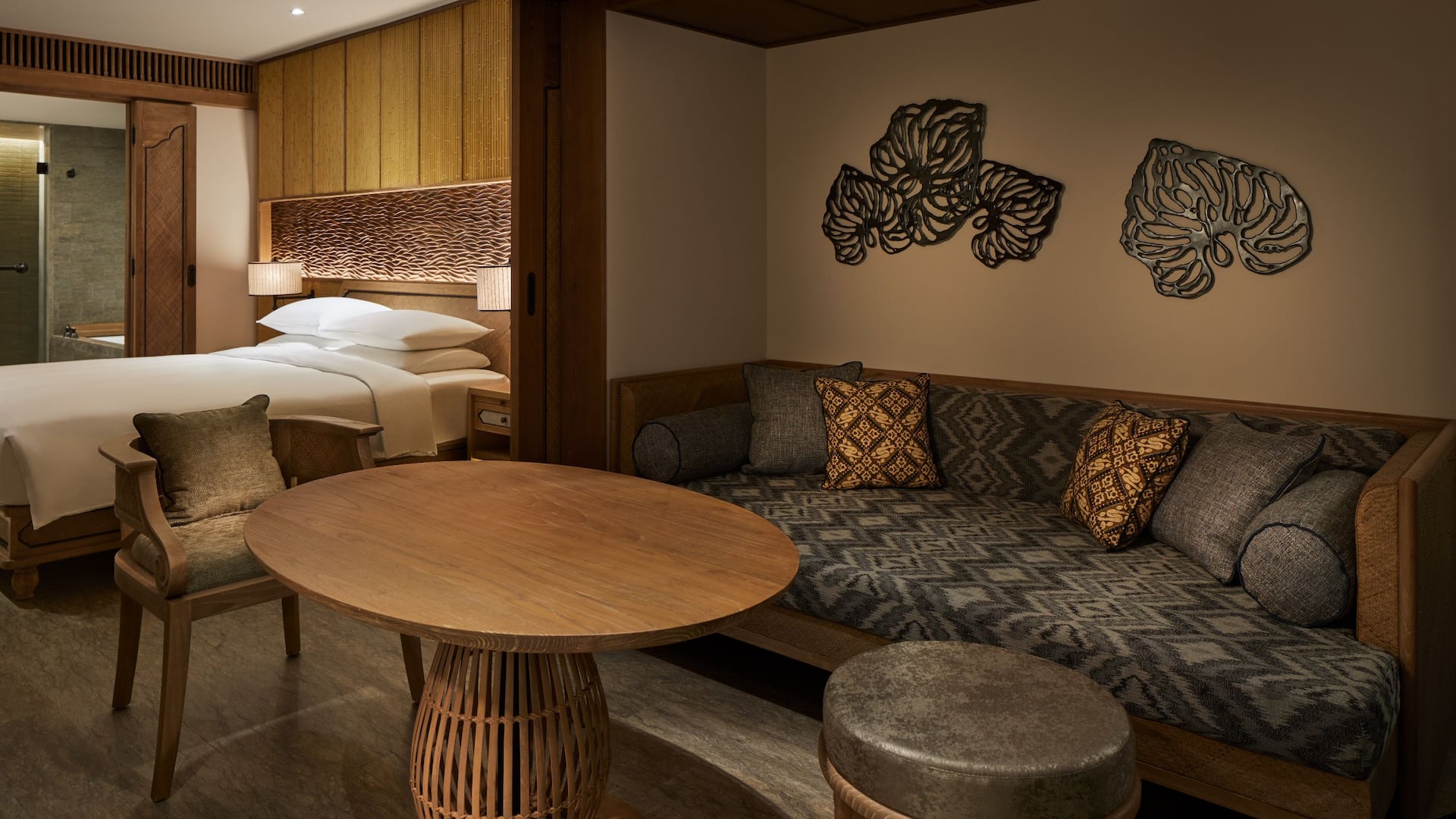Hyatt Regency Bali Premium Guestroom Living Room