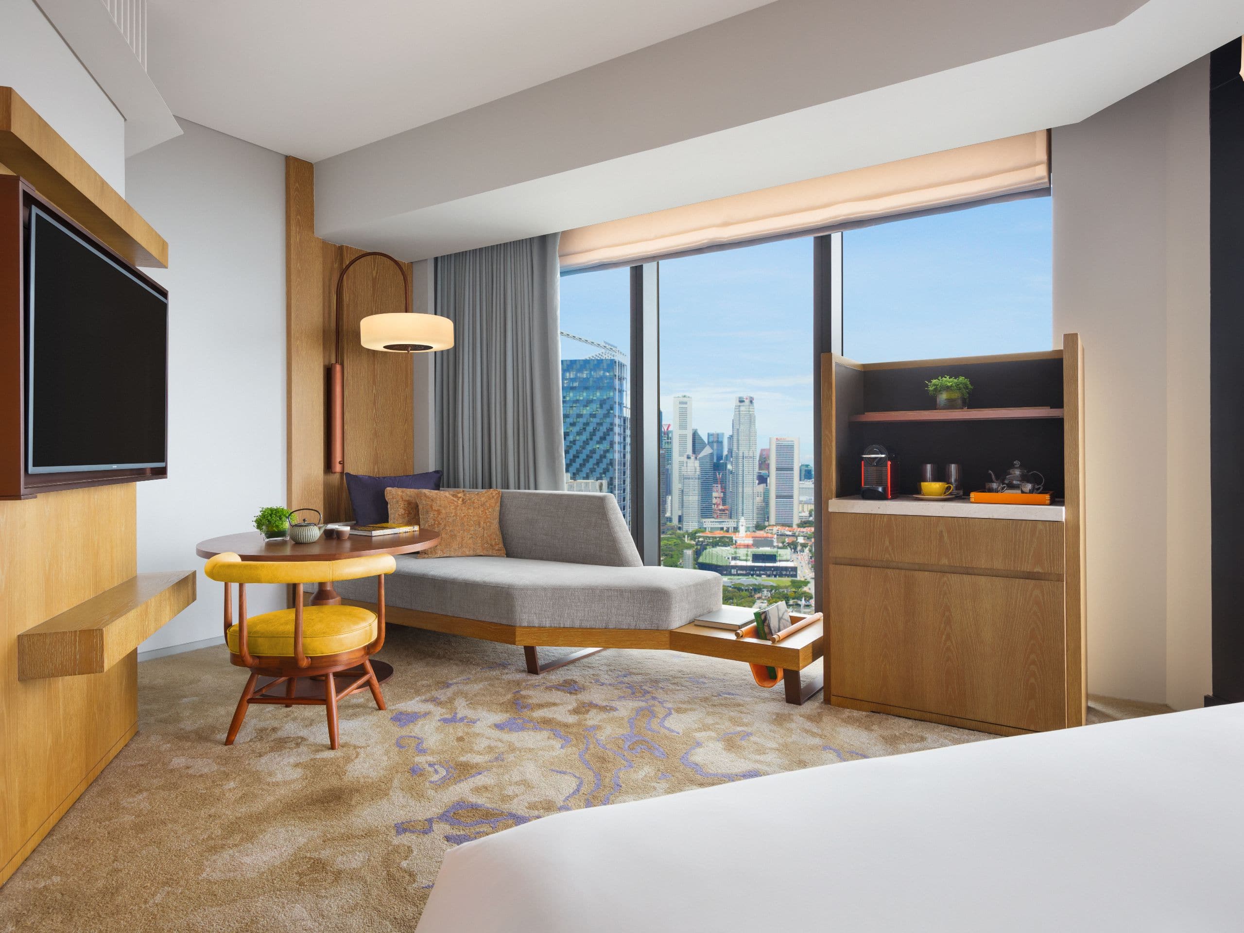 Andaz Singapore Deluxe King Bed With City View