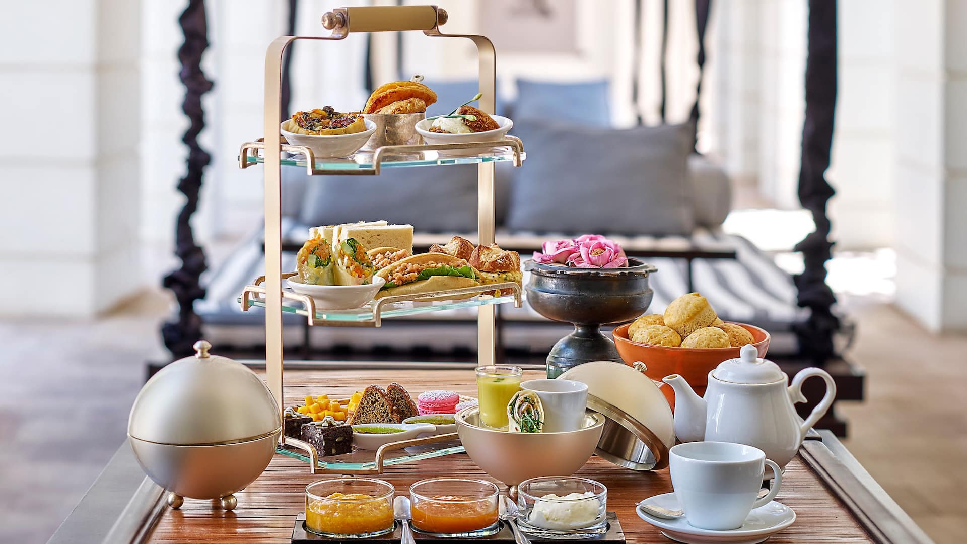 High tea in siem reap set