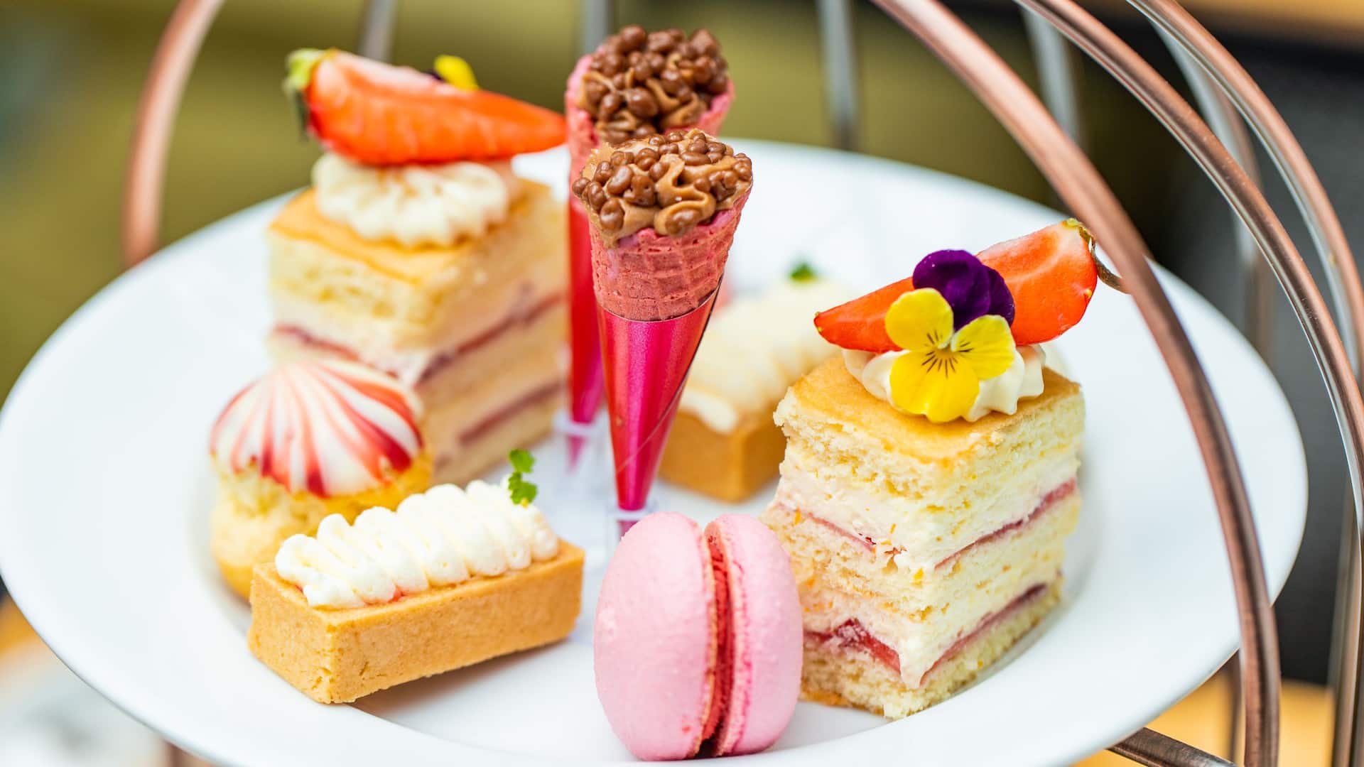 Hyatt Regency Birmingham Aria Strawberry Afternoon Tea