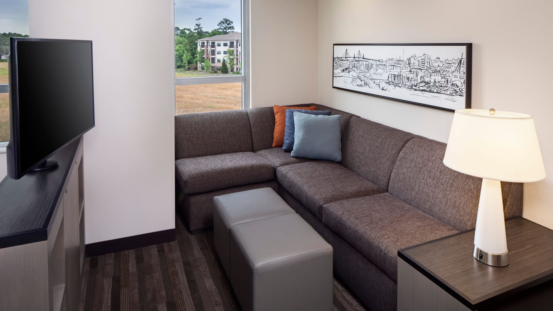 3 of 4 Hyatt House Charleston / Mount Pleasant Living Room