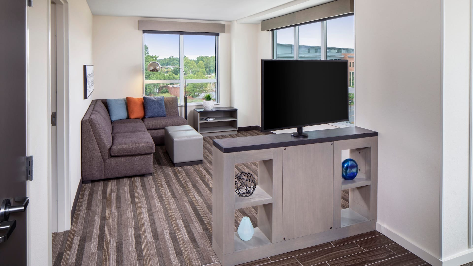 2 of 4 Hyatt House Charleston / Mount Pleasant Suite Living Room