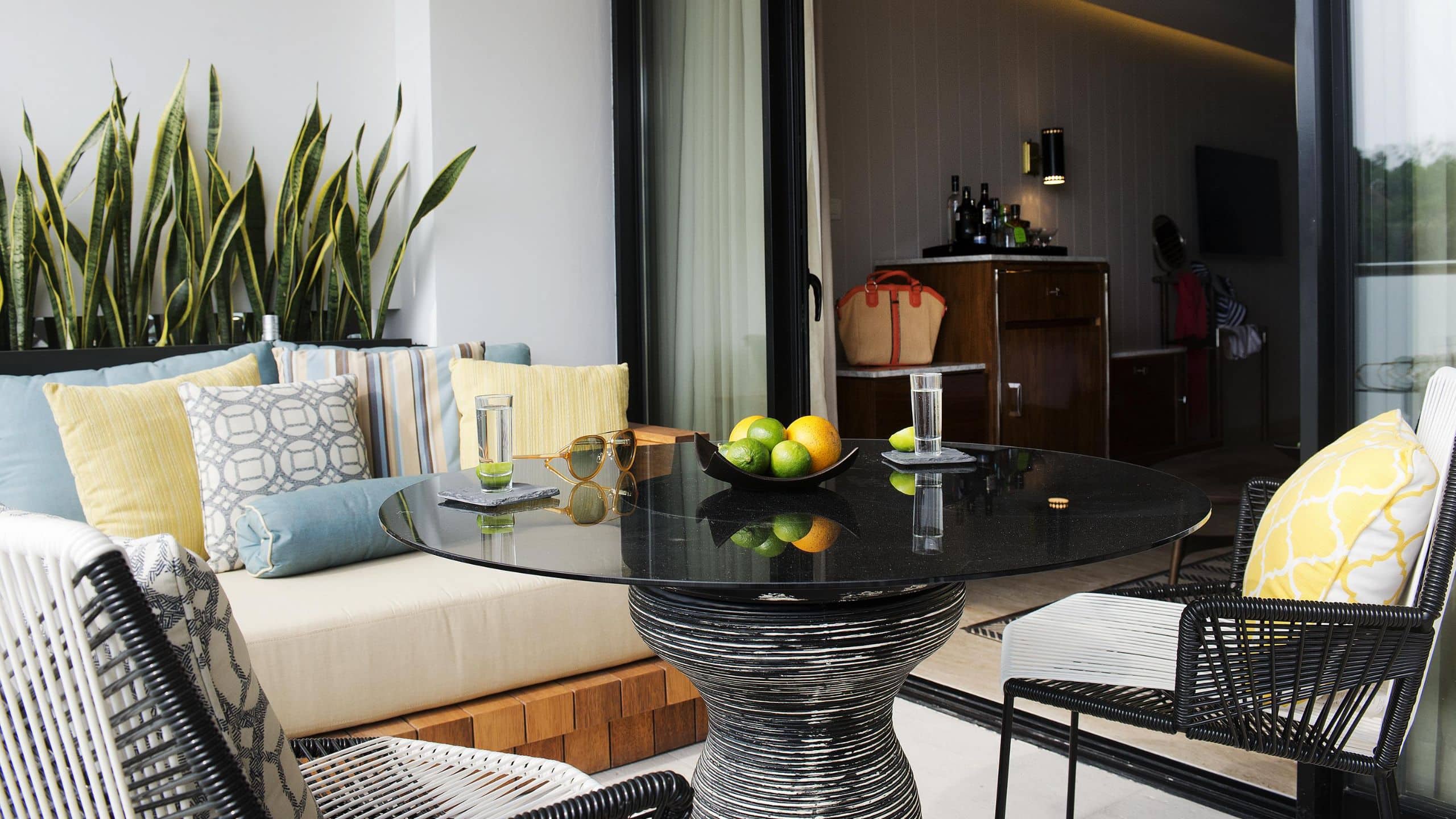 Thompson Playa del Carmen Main House Guestroom Balcony