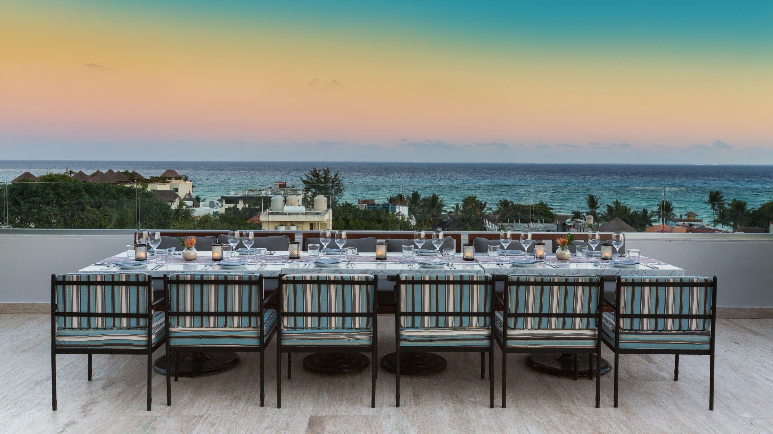 Thompson Playa del Carmen Main House Restaurant Cinco Patio