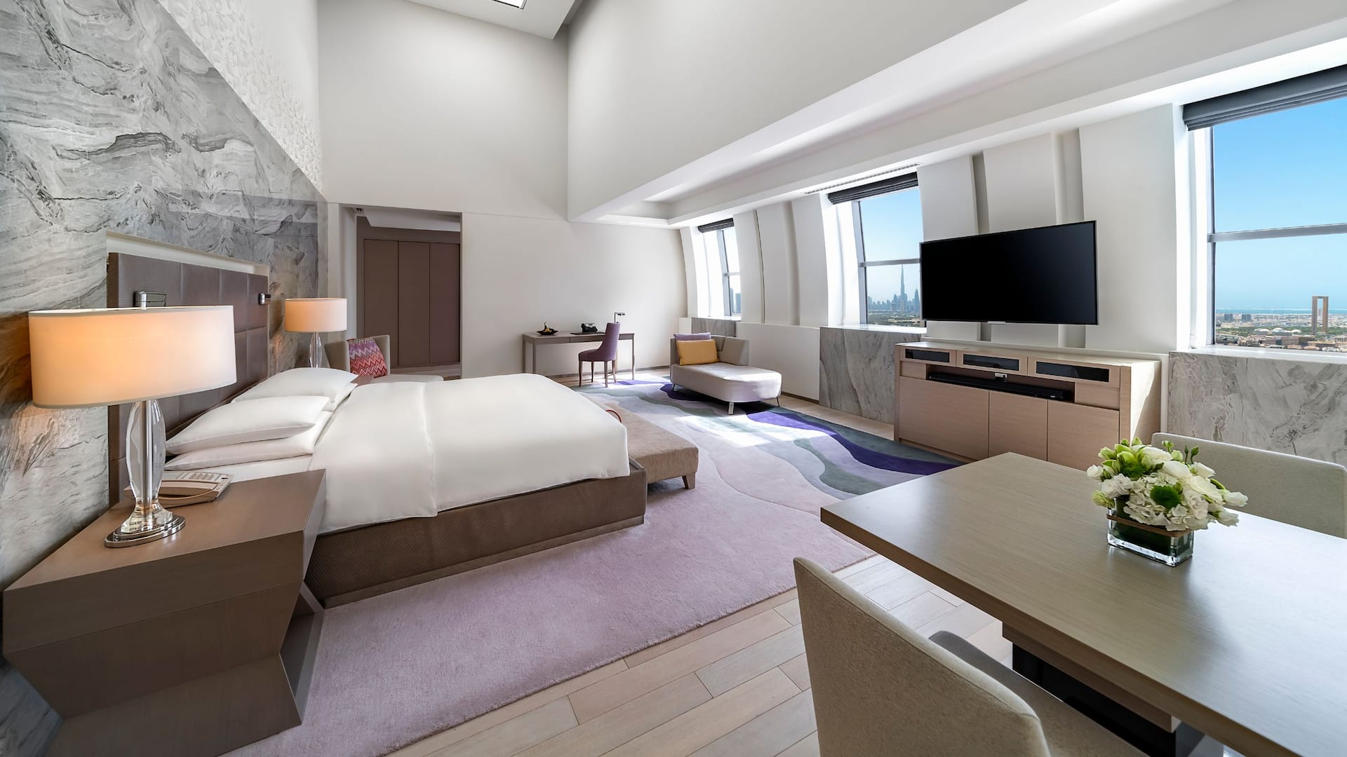 Luxurious Skyline view Rooms at Hyatt Regency Dubai Creek Heights