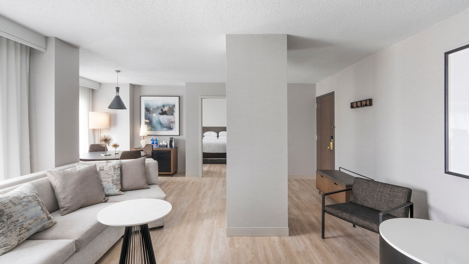 Hyatt Regency Deerfield Two Bed Suite Living Area
