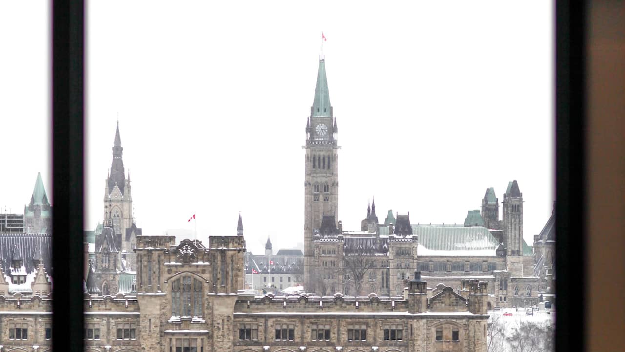 View Of Parliament From Rooftop