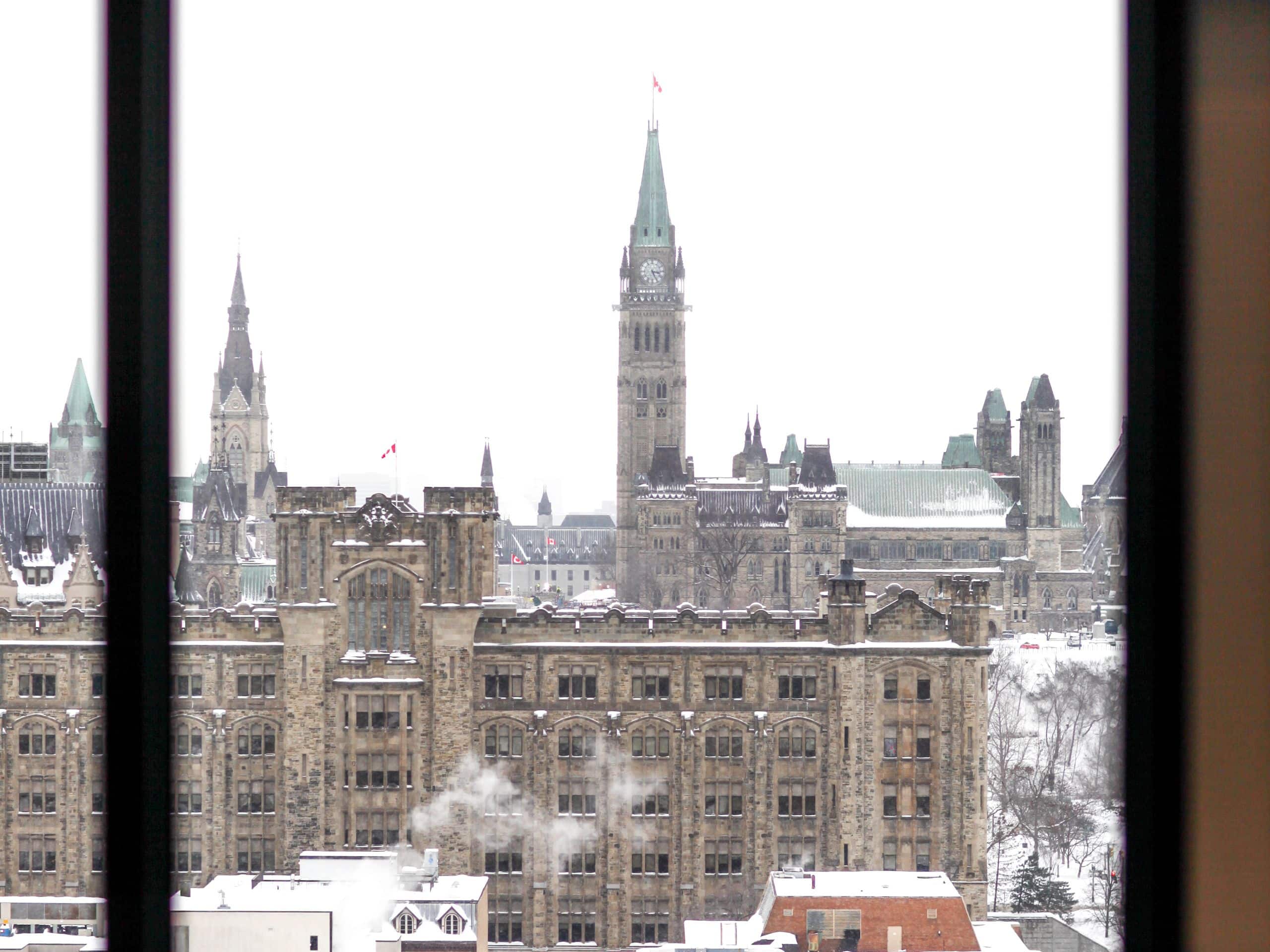 Andaz Ottawa ByWard Market View Of Parliament From Rooftop