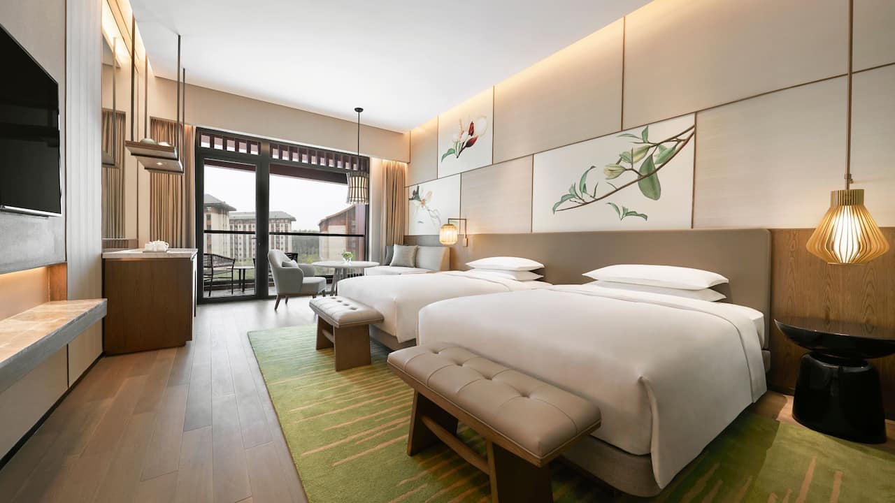 2 Twin Beds Garden View at Hyatt Regency Beijing Shiyuan