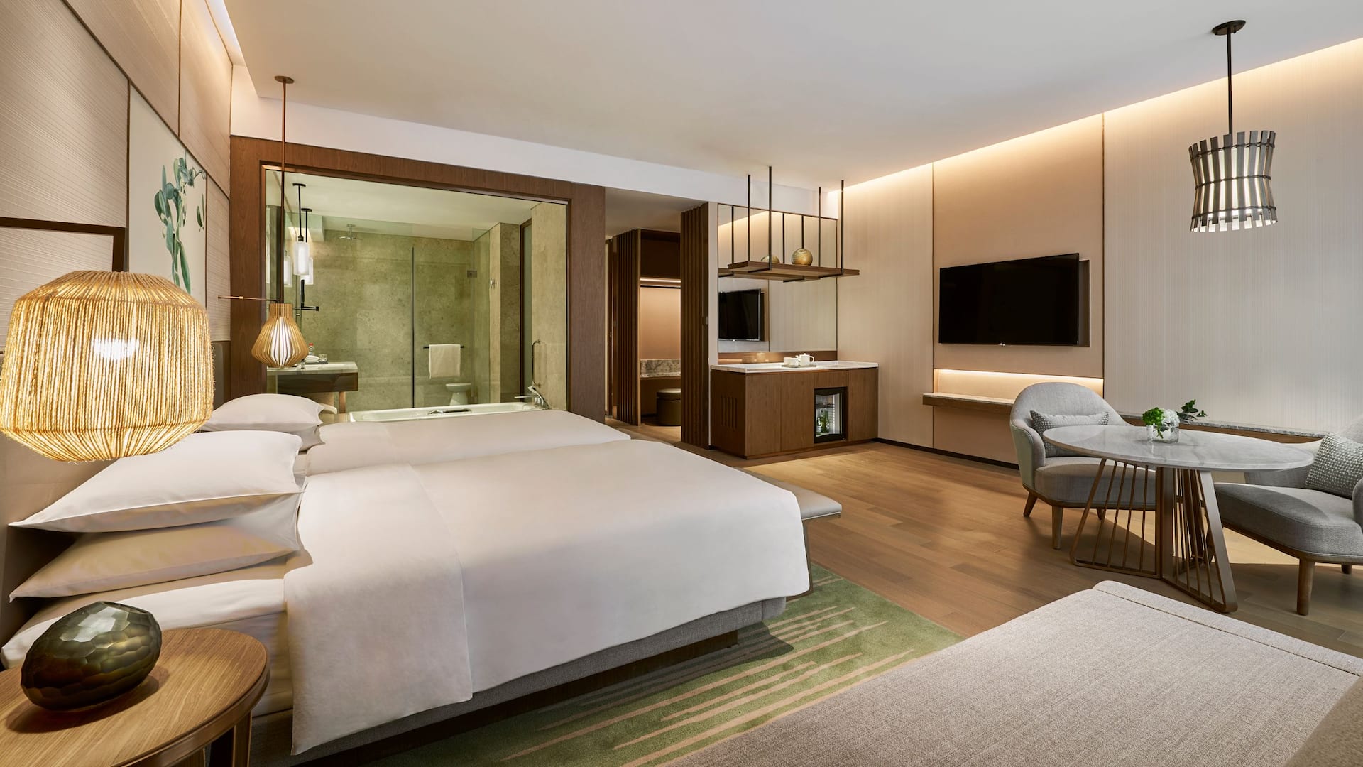 Twin Beds Deluxe Bedroom