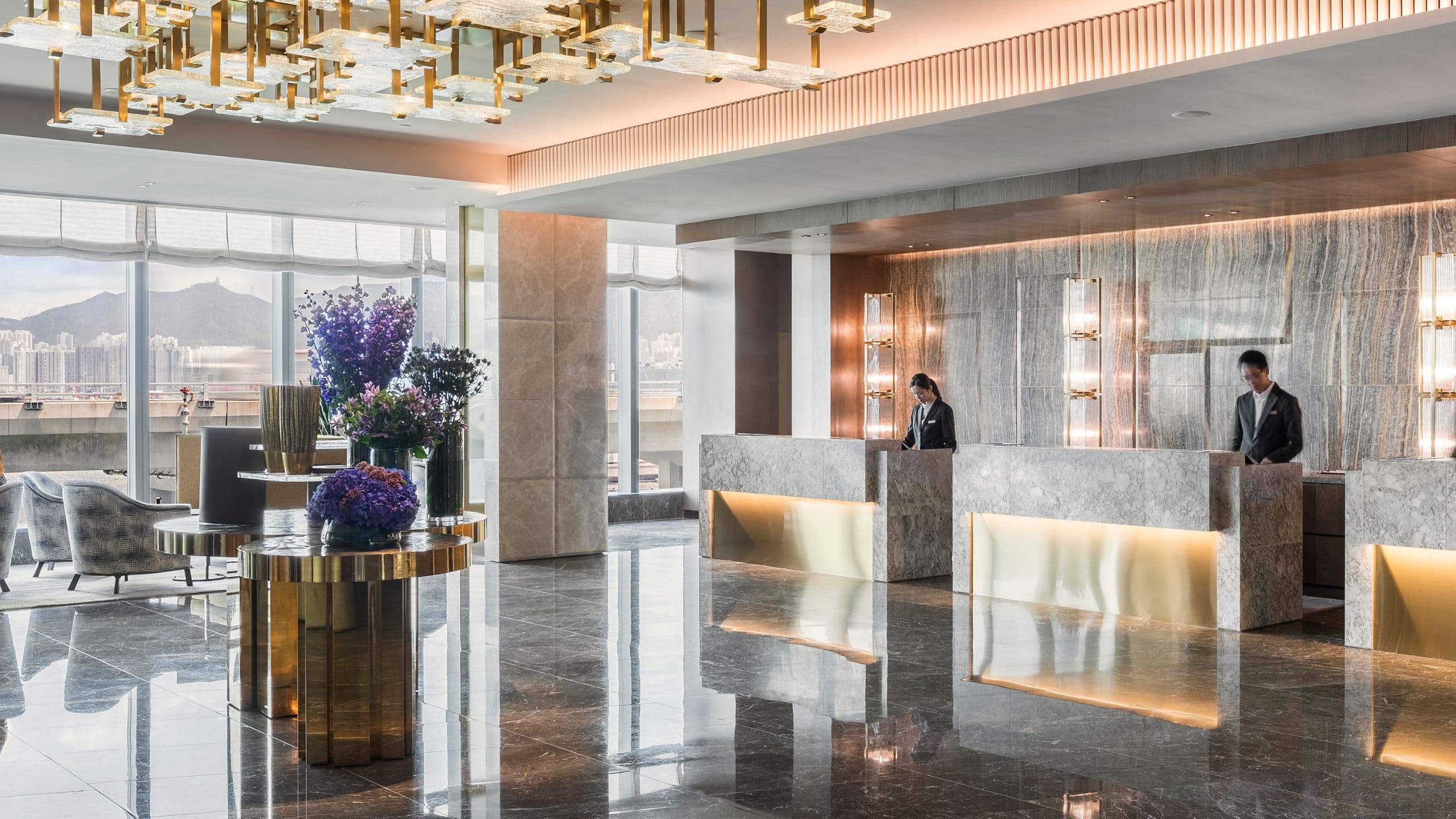 Hyatt Centric Victoria Harbour Hong Kong Lobby Front Desk
