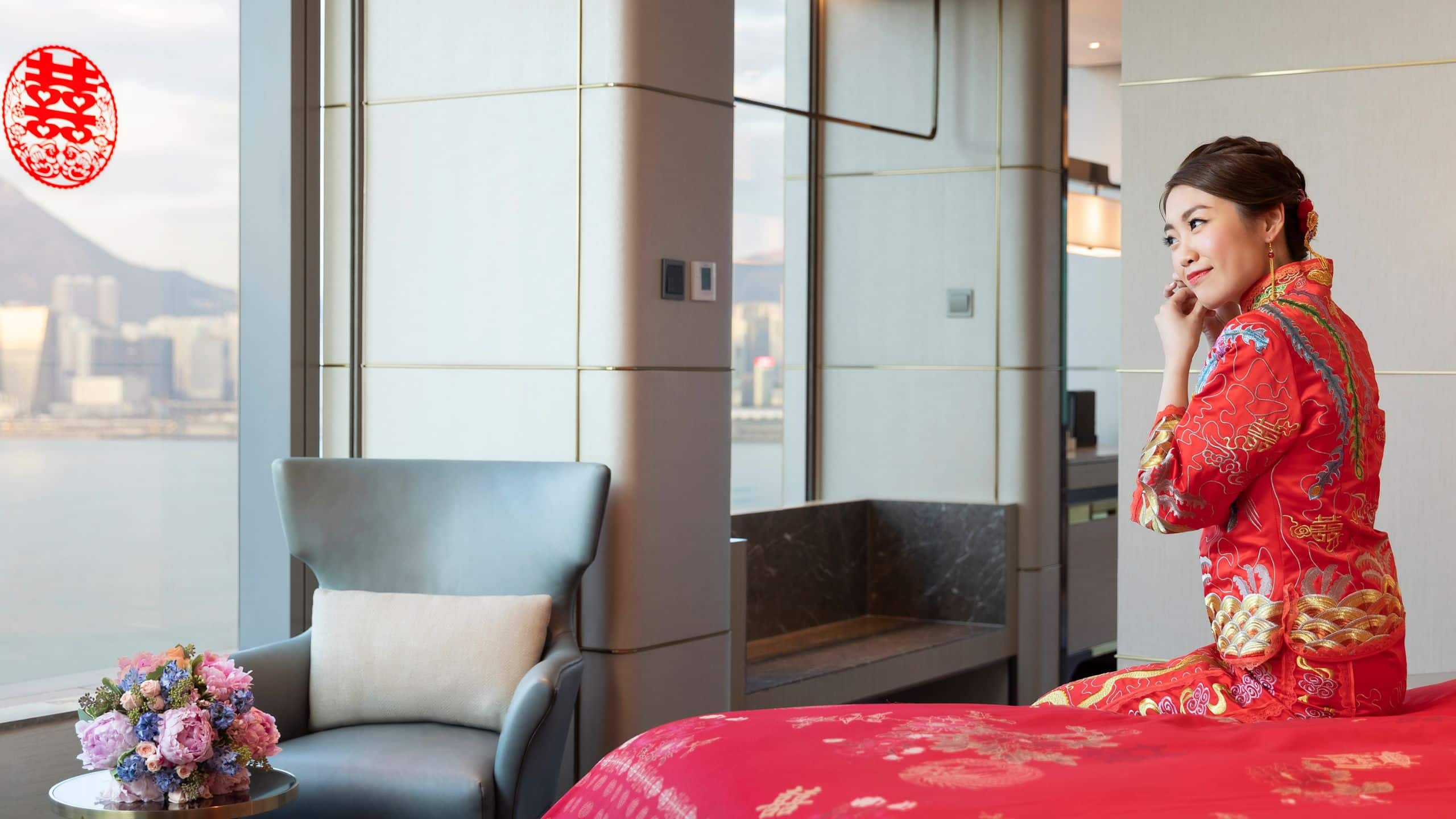 Hyatt Centric Victoria Harbour Hong Kong Harbour View Suite Wedding