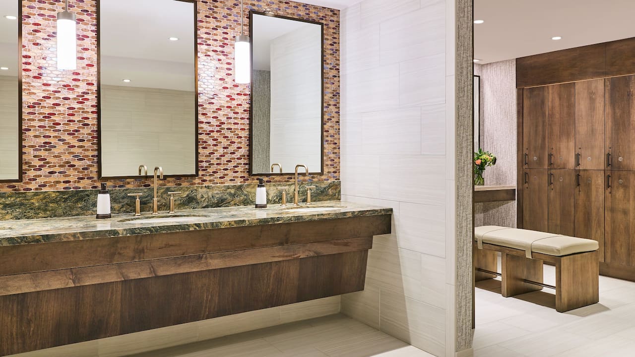 Grand Hyatt Vail Spa Locker Room