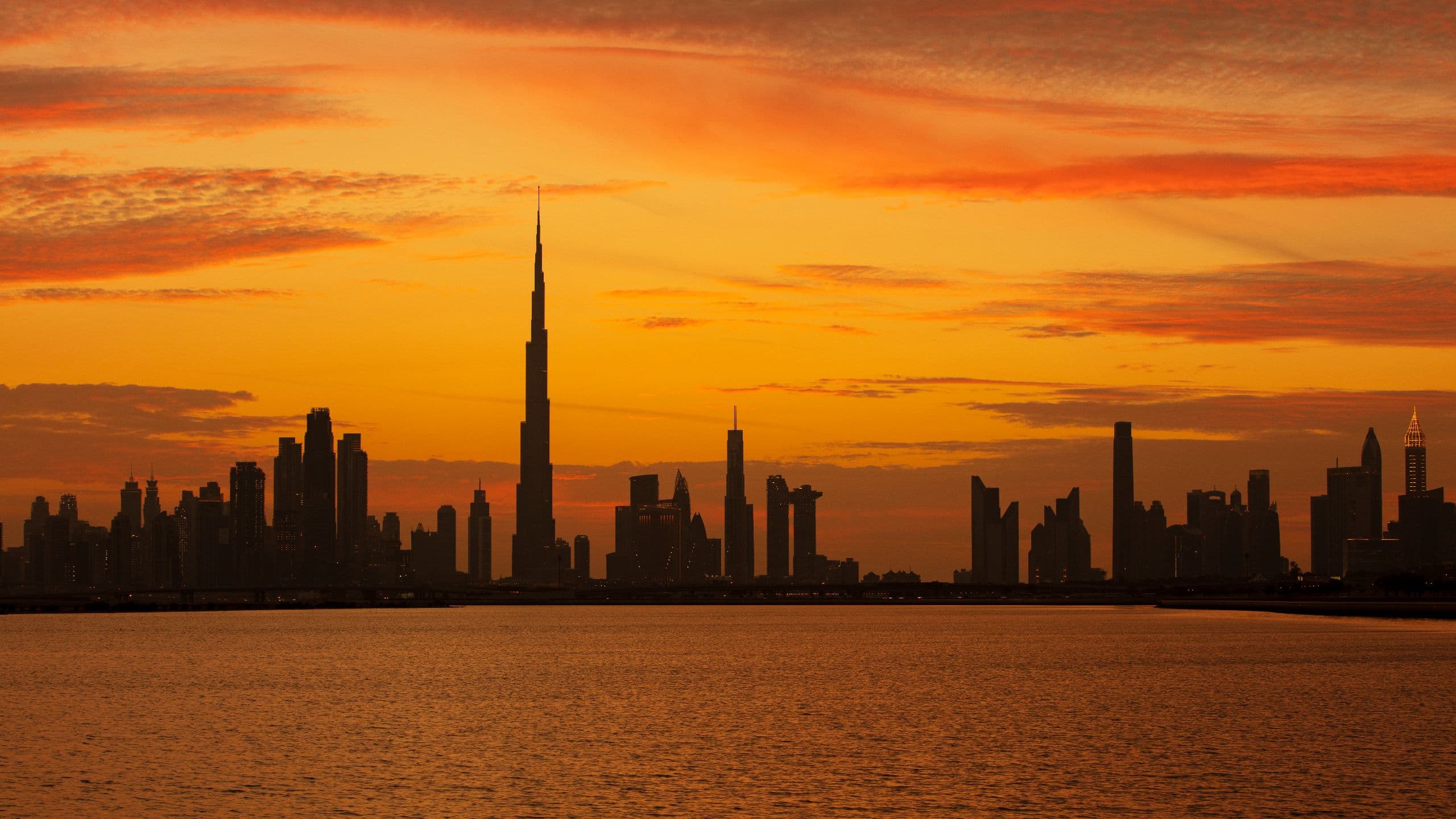 Hyatt Place Dubai Jumeirah Sunset Skyline