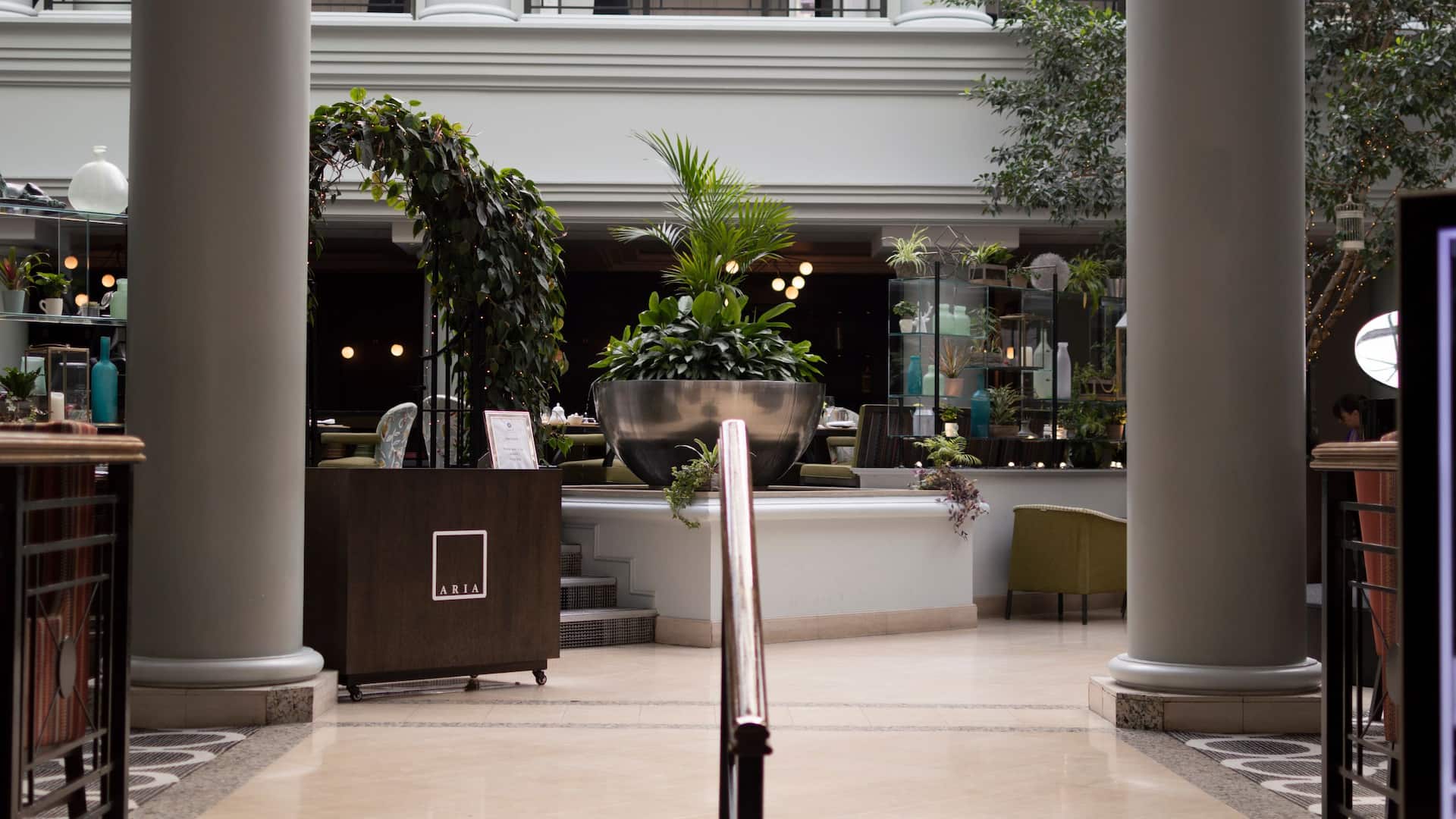 Lobby Area at Hyatt Regency Birmingham with comfy chairs and sofas