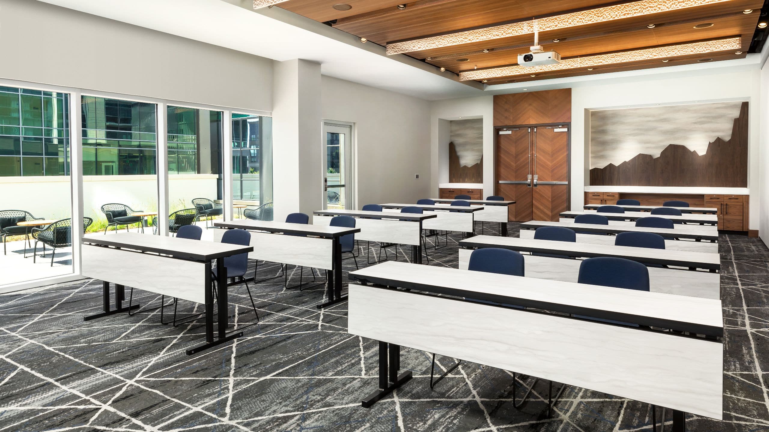 Hyatt Centric Mountain View Meeting Classroom Setup