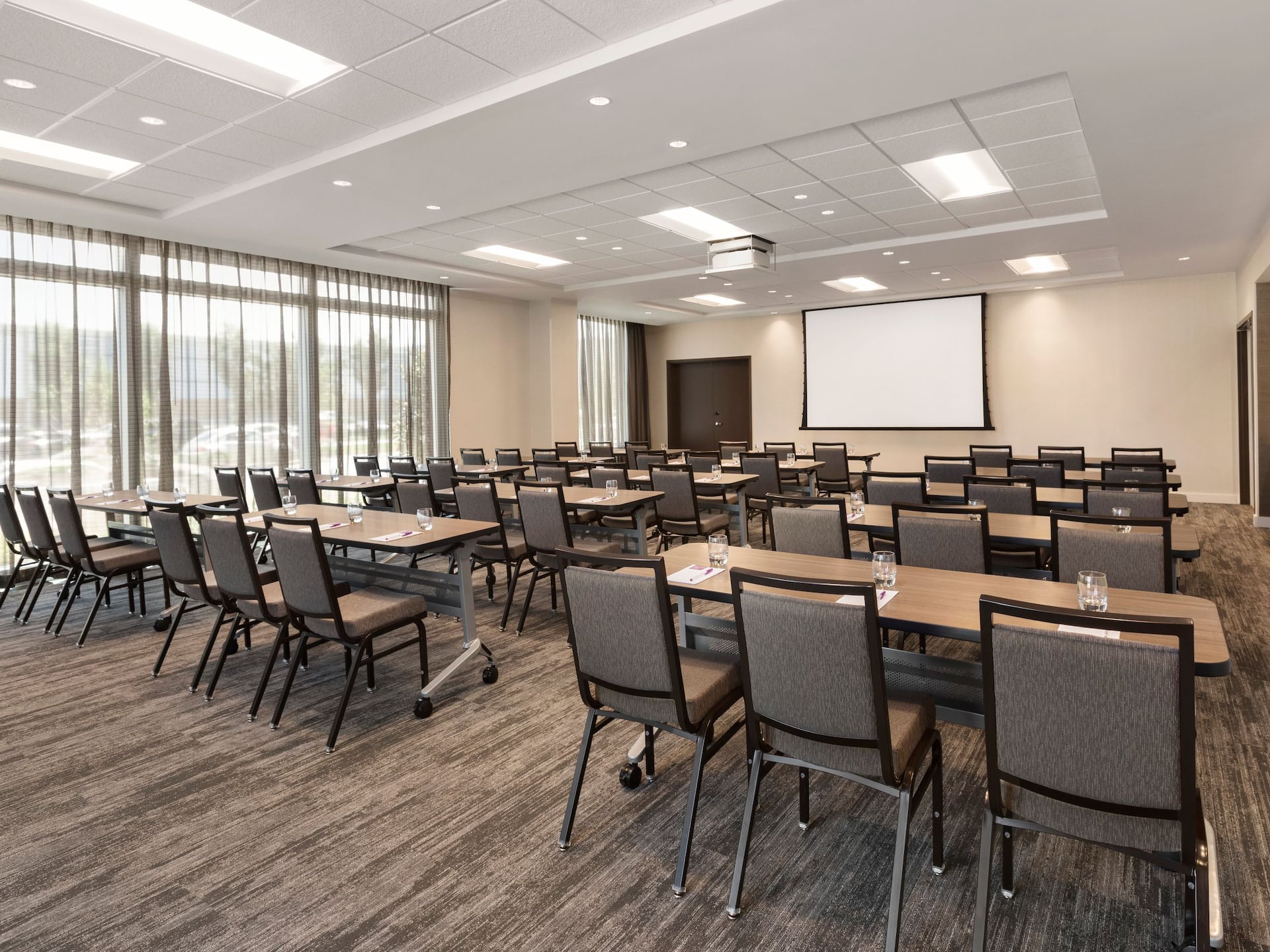 Hyatt Place Virginia Beach Town Center Meeting Room Classroom Setup