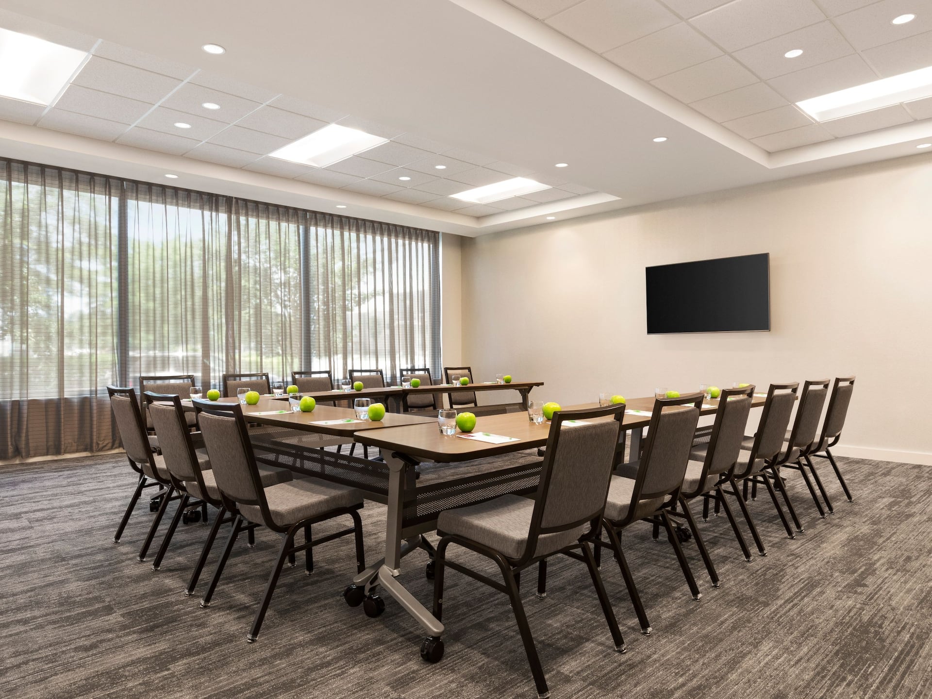 Hyatt Place Virginia Beach Town Center Meeting Space UShape Setup