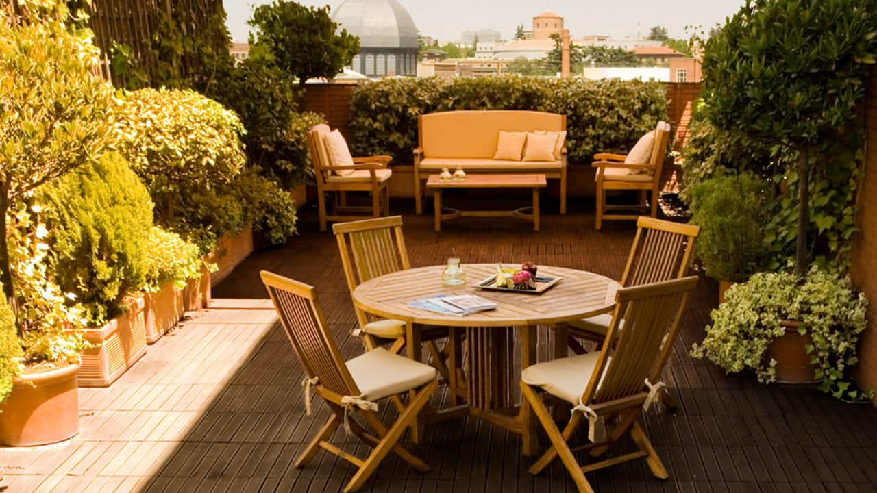 Hyatt Regency Hesperia Madrid Presidential Suite Terrace