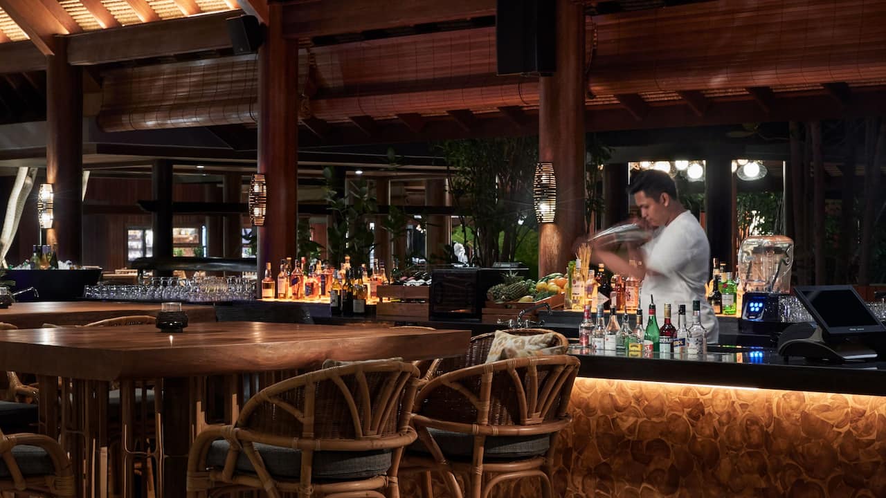 Food, drink and venue of bar Pizzaria Italian restaurant Sanur Bali