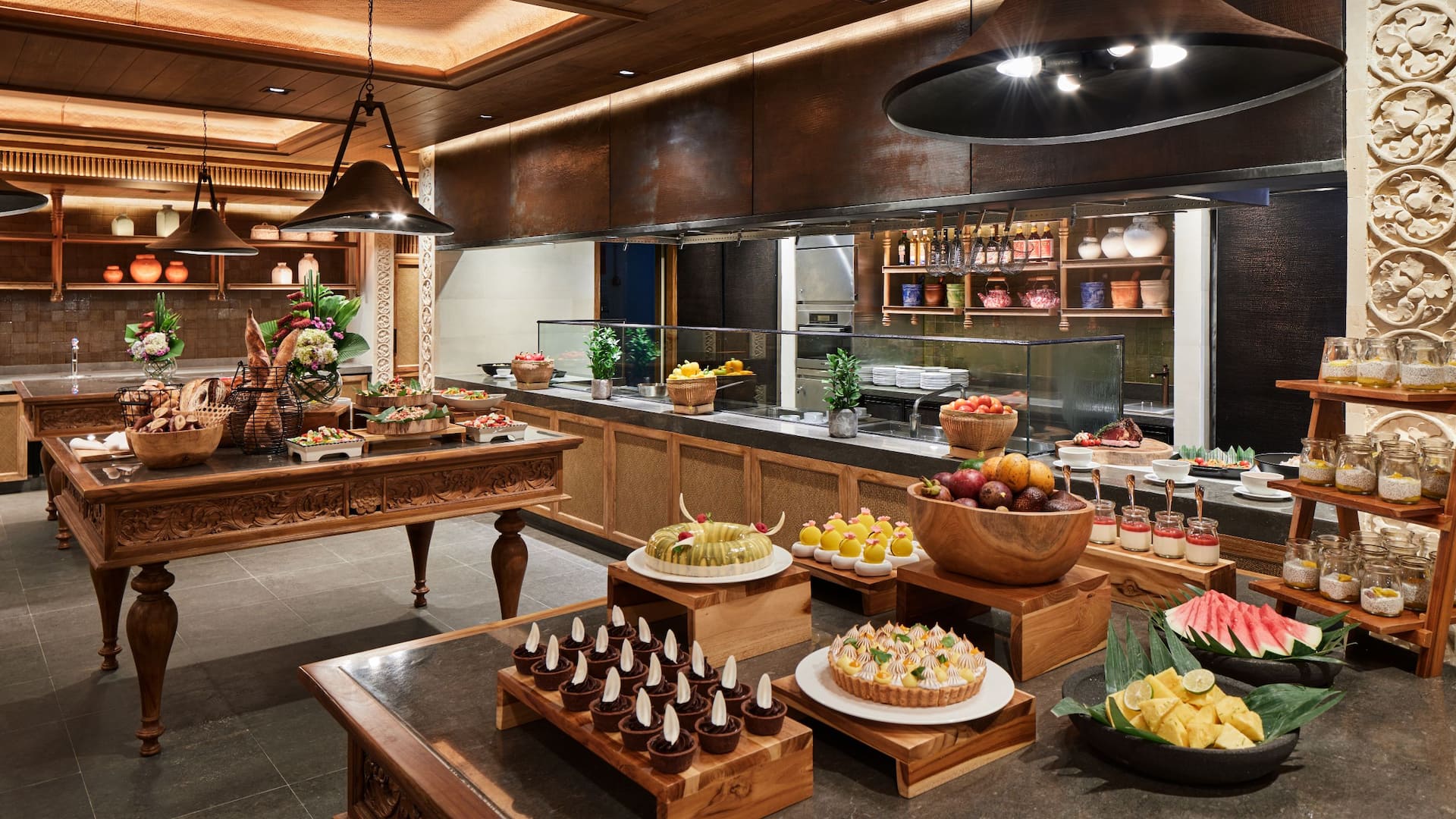 Hyatt Regency Bali Show Kitchen at Wantilan