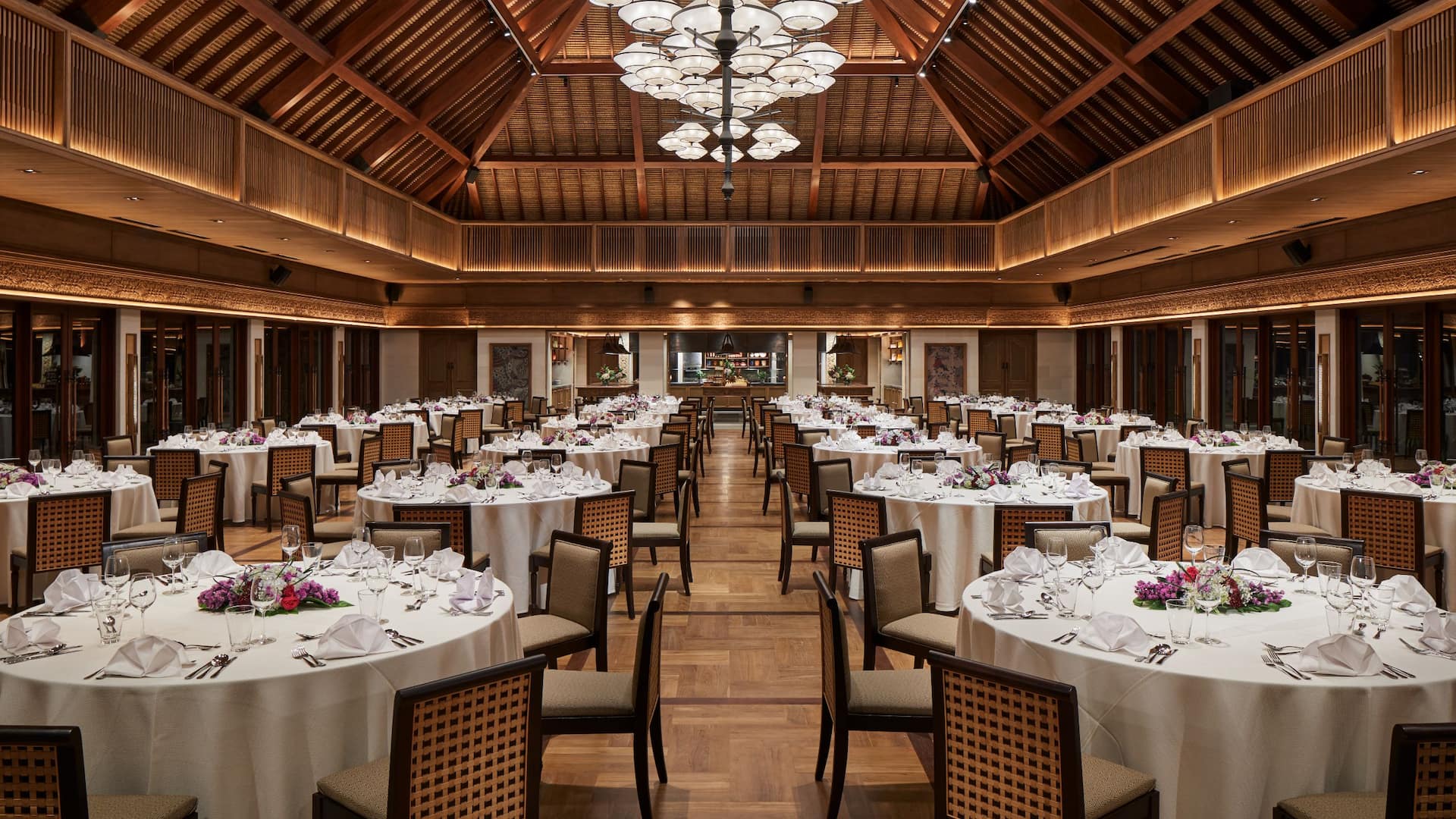 Hyatt Regency Bali Wantilan Ballroom Banquet Setup