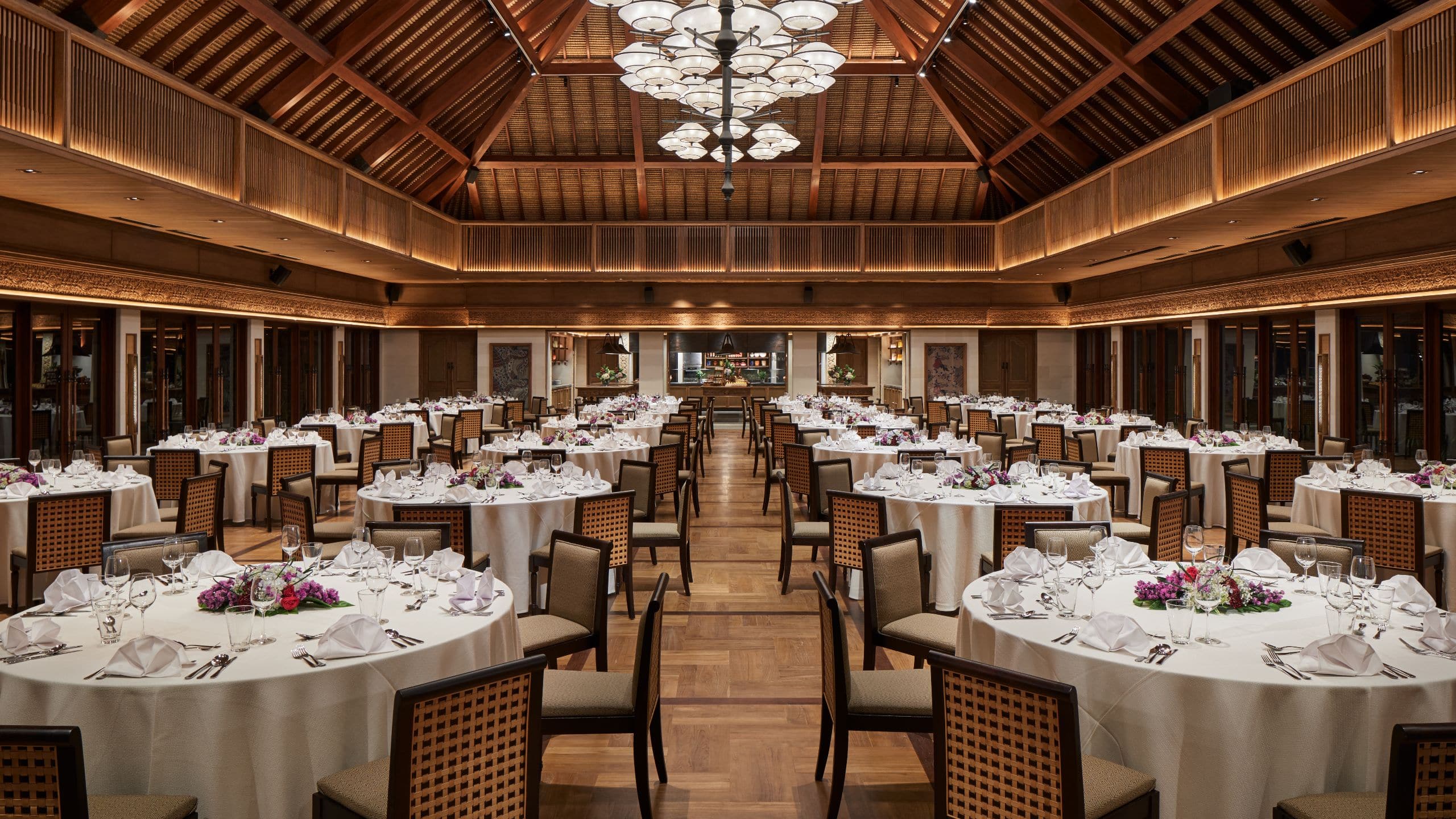 Hyatt Regency Bali Wantilan Ballroom Banquet Setup