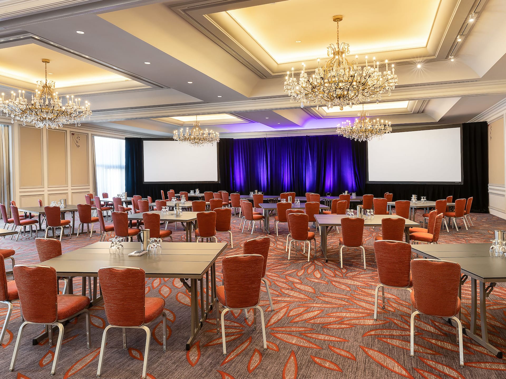 Hyatt Regency Boston Ballroom Group Tables
