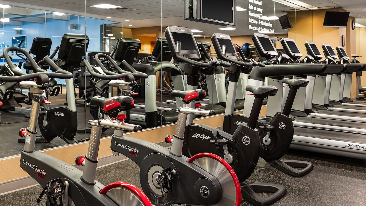 Fitness Room Bikes