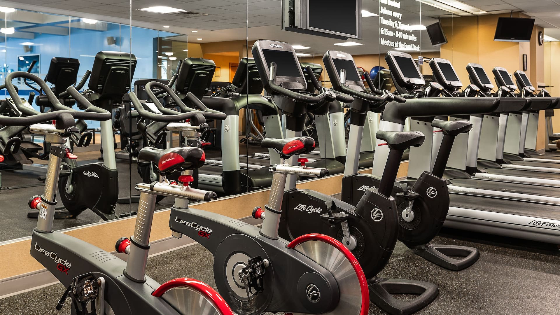 Hyatt Regency Boston Fitness Room Bikes