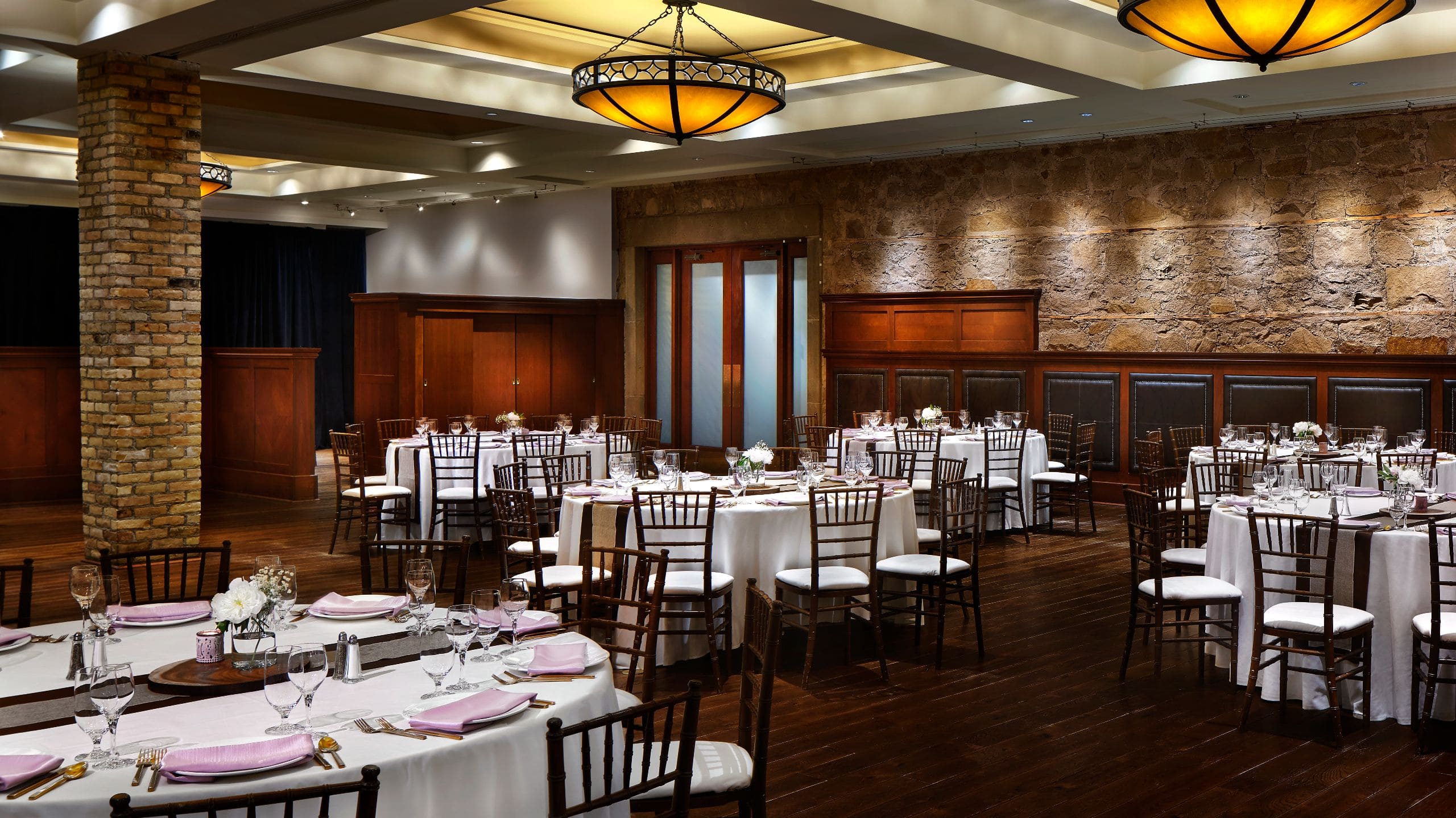 Hyatt Regency Calgary Thomsons Social Hub Wedding Setup