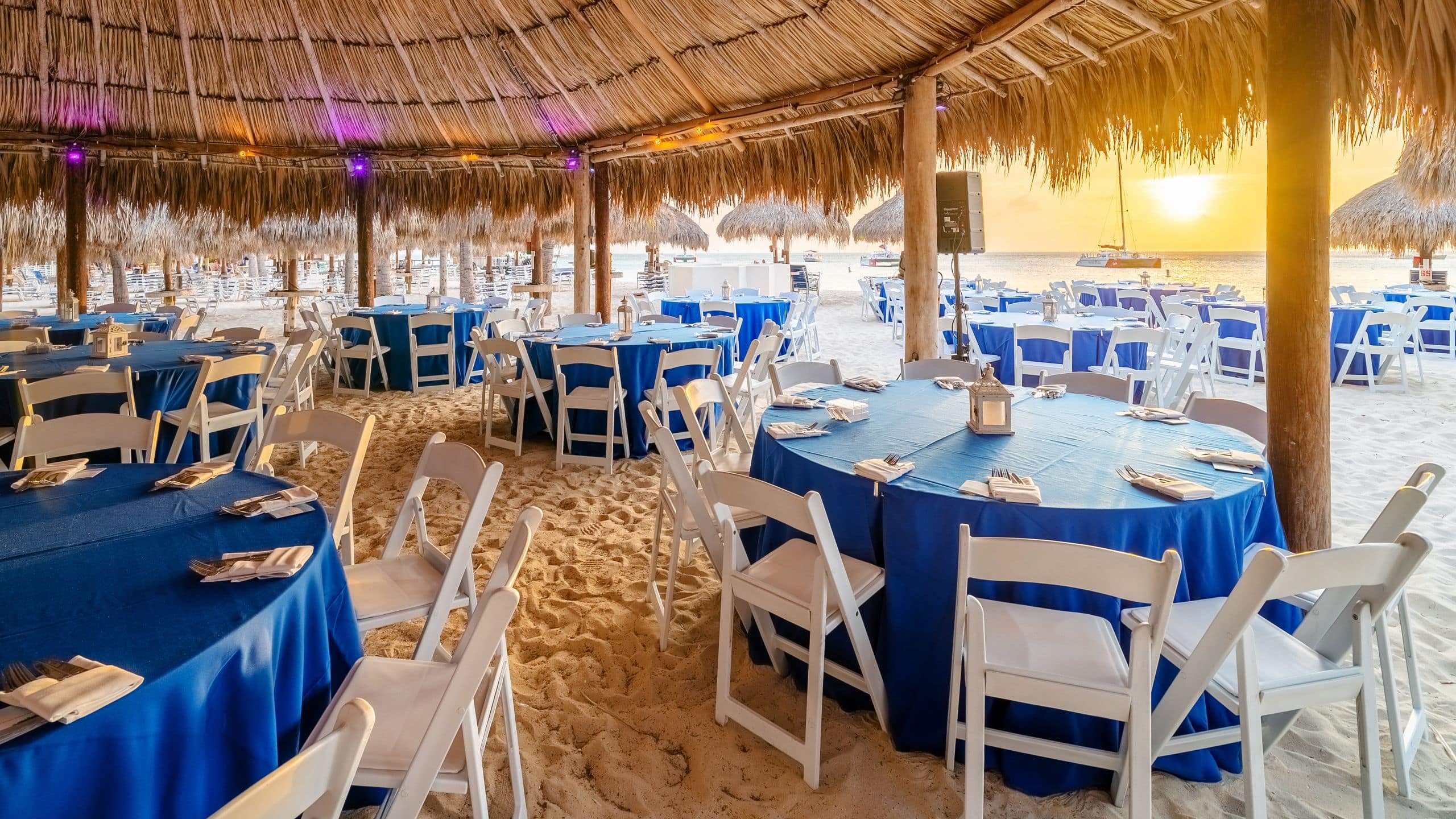 Hyatt Regency Aruba Resort Spa and Casino Outdoor Event Sunset
