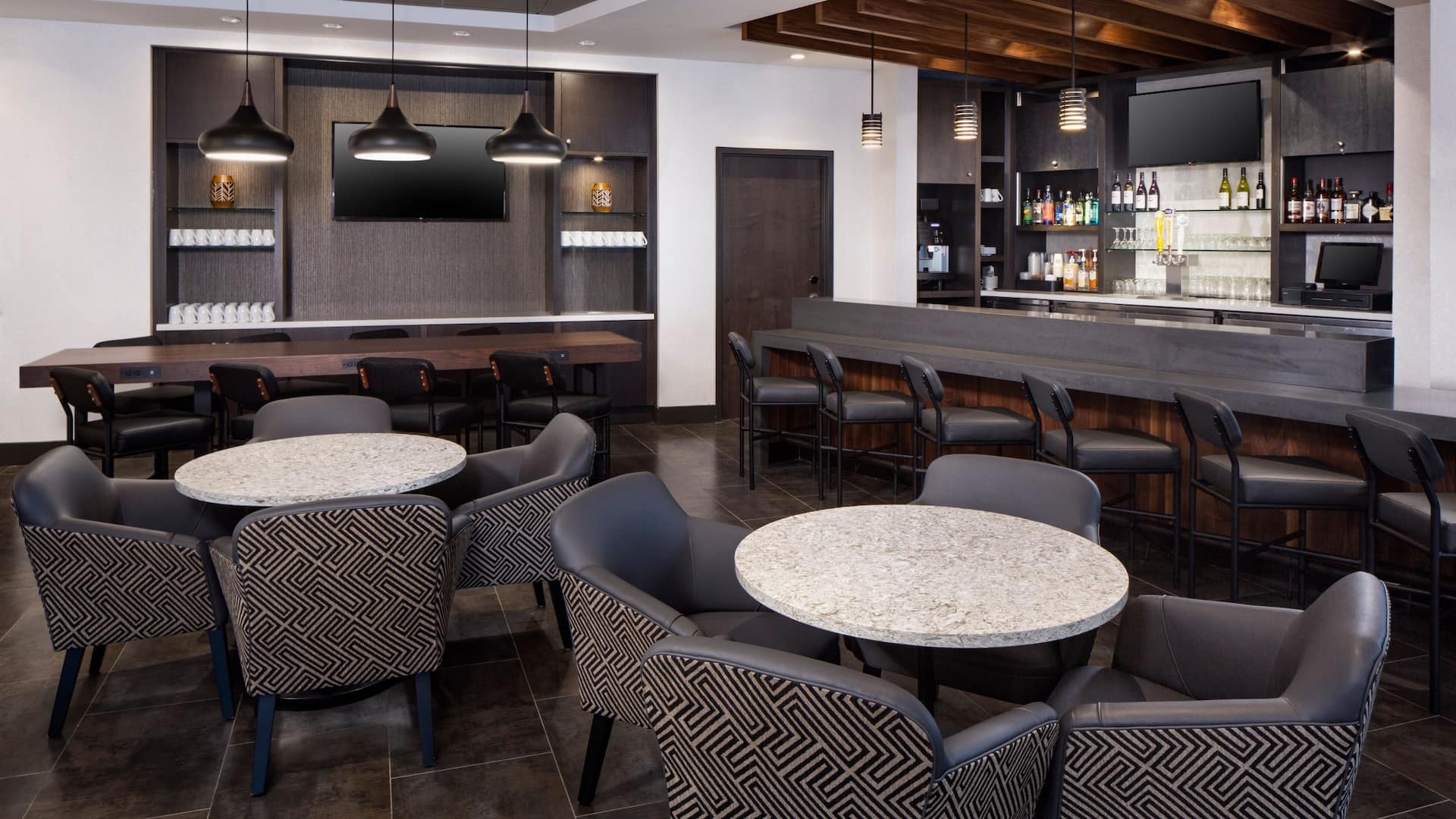 1 of 1 Hyatt Place Poughkeepsie Lobby Dining and Bar Seating