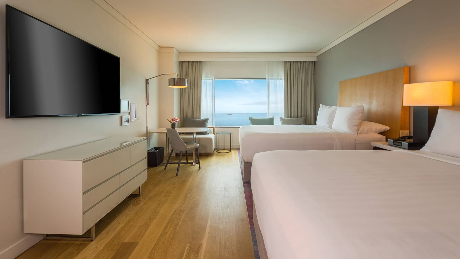 1/4 Hyatt Regency Trinidad Two Doubles Guestroom