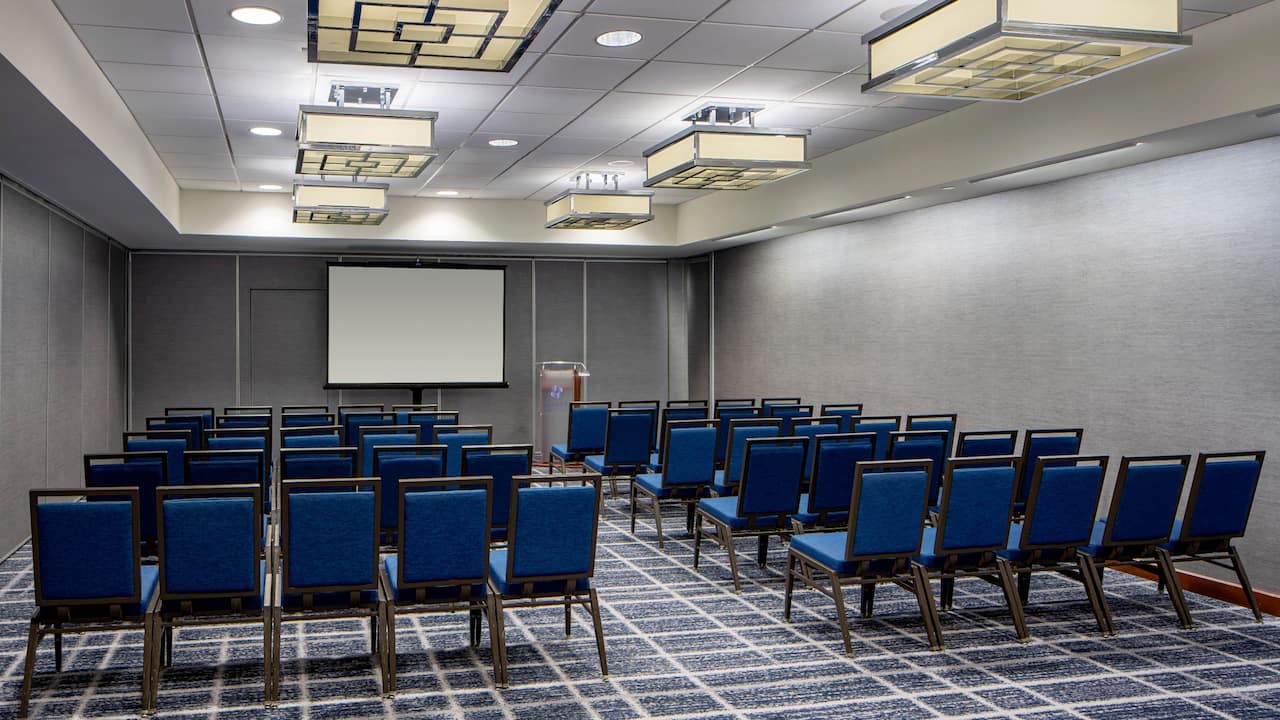 Meeting room theater set up