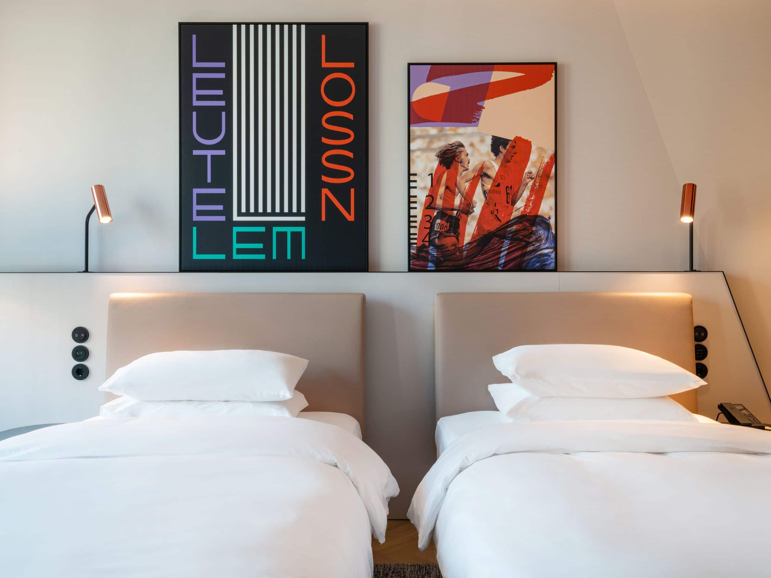 Andaz Munich Schwabinger Tor Twin Bedroom