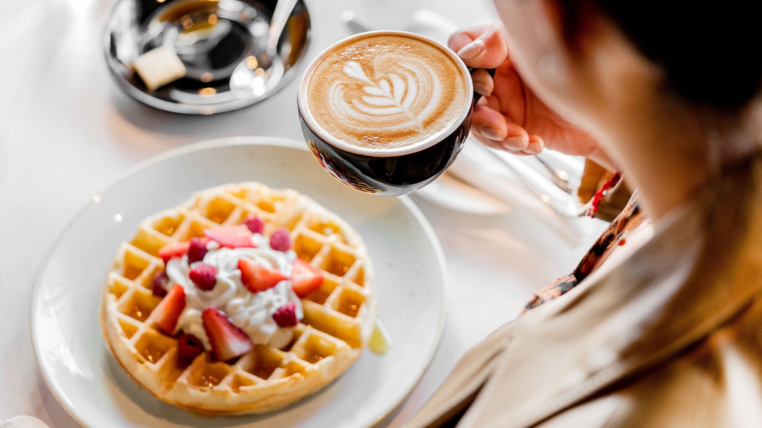 Hyatt Centric Las Condes Santiago Breakfast Waffle And Coffee
