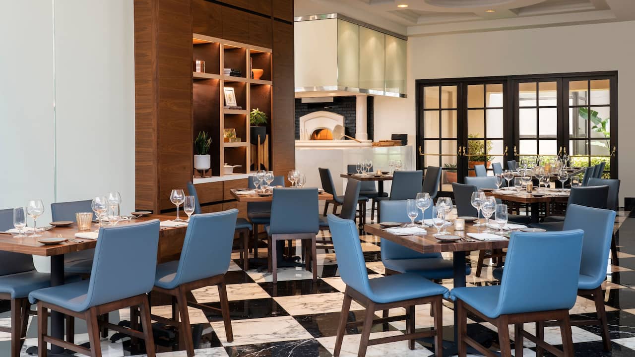 International Drive Restaurants with Chic Modern Seating at Fiorenzo Hyatt Regency Orlando