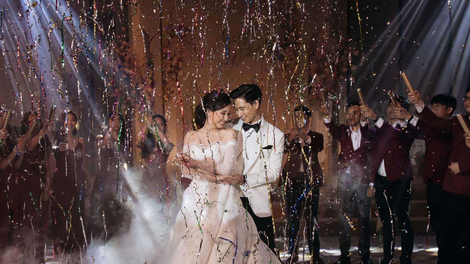 1 of 1 Hyatt Regency Bangkok Sukhumvit Wedding Reception Bride and Groom