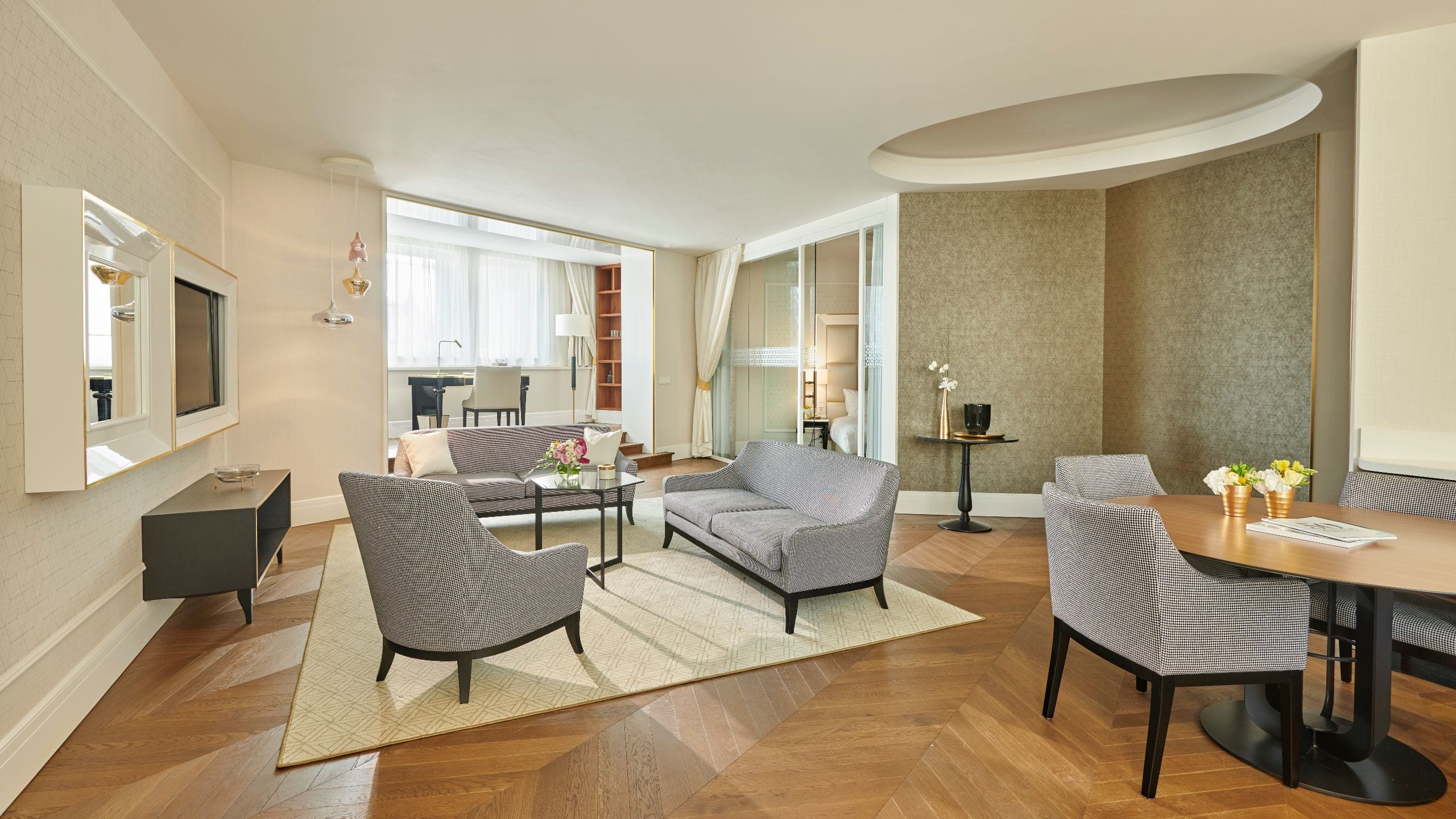 2/7 Párisi Udvar Hotel Budapest Hexagon Residence Living Room