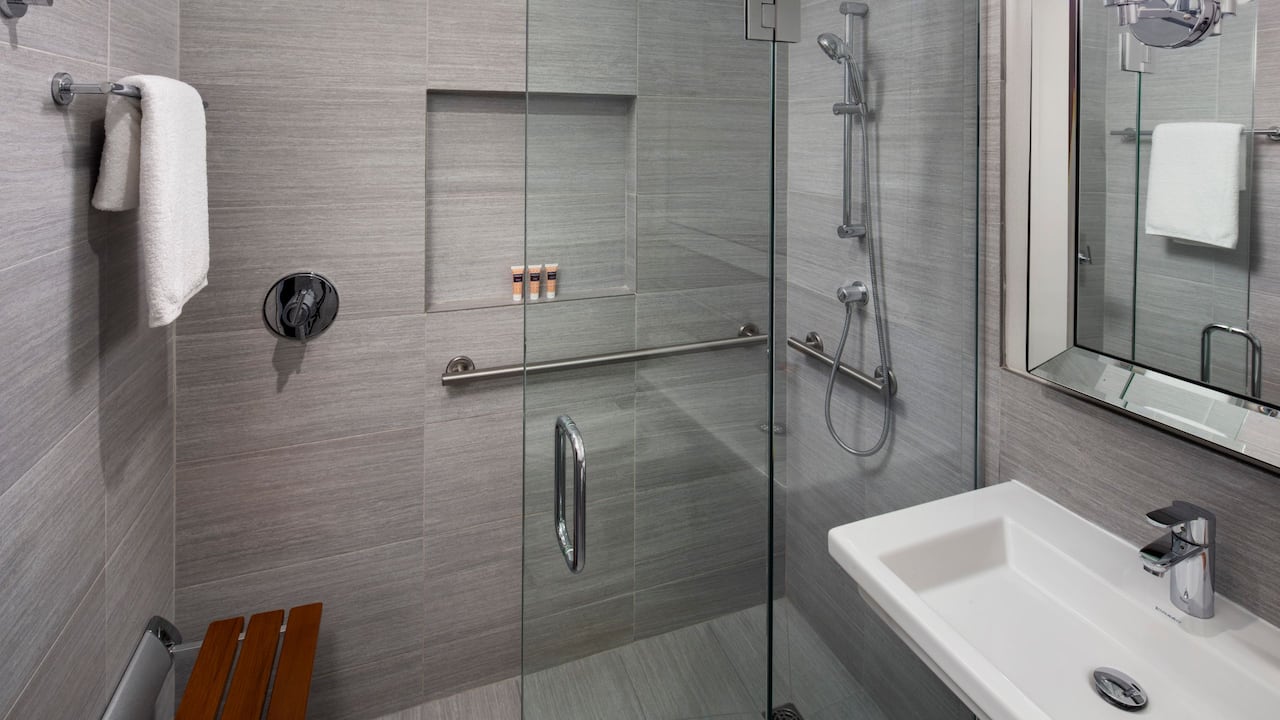 1 King Bed with ADA Shower