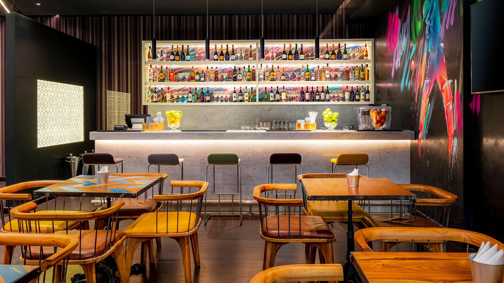 Hyatt Place Dubai Wasl District Bar Counter Front