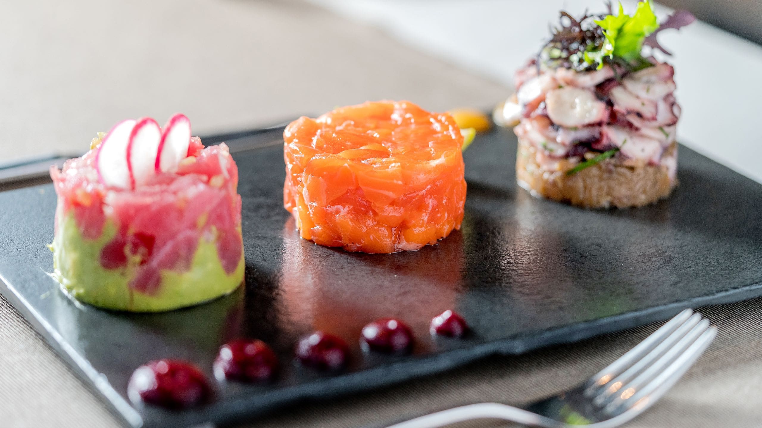 Hyatt Centric Las Condes Santiago Main Course Tartare Trilogy