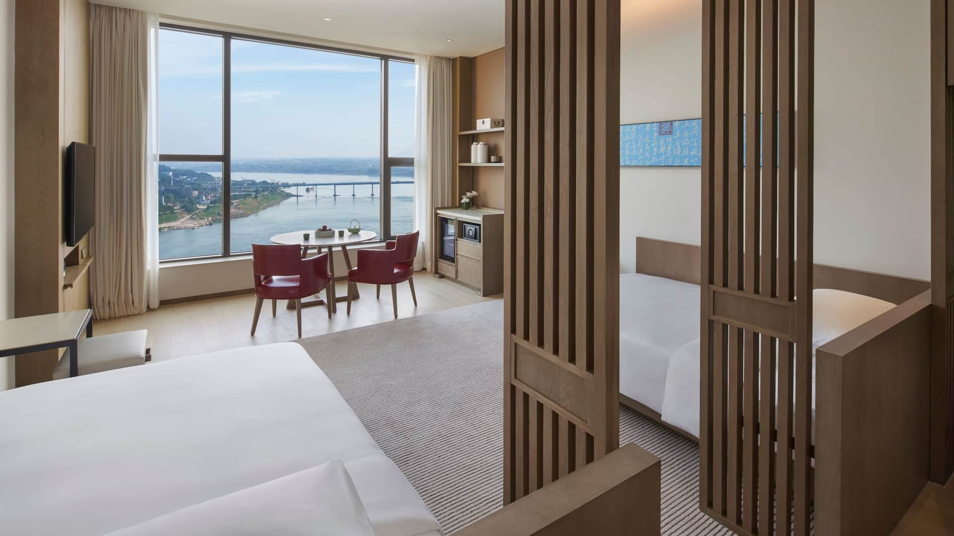 1 de 1 Hyatt Regency Zhuzhou Two Twins Guestroom River View